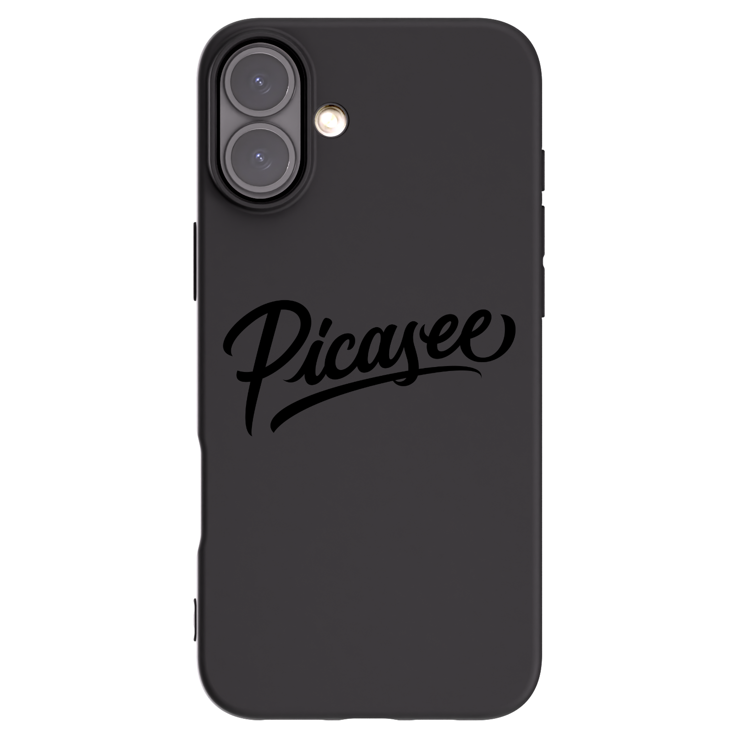 Picasee silikonový černý obal pro Apple iPhone 16 Plus - Picasee - old logo - black