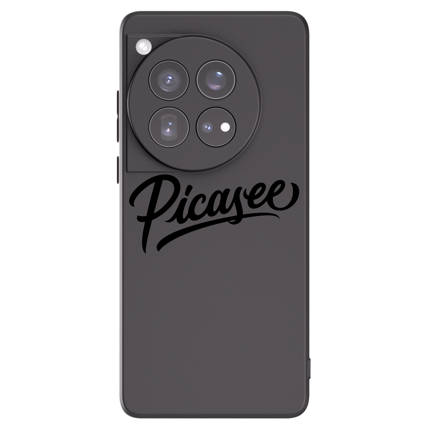 Picasee silikonový černý obal pro OnePlus 12 5G - Picasee - old logo - black