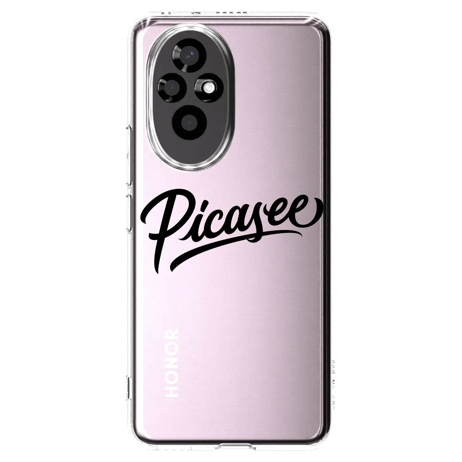 Picasee silikonový průhledný obal pro Honor 200 Pro 5G - Picasee - old logo - black