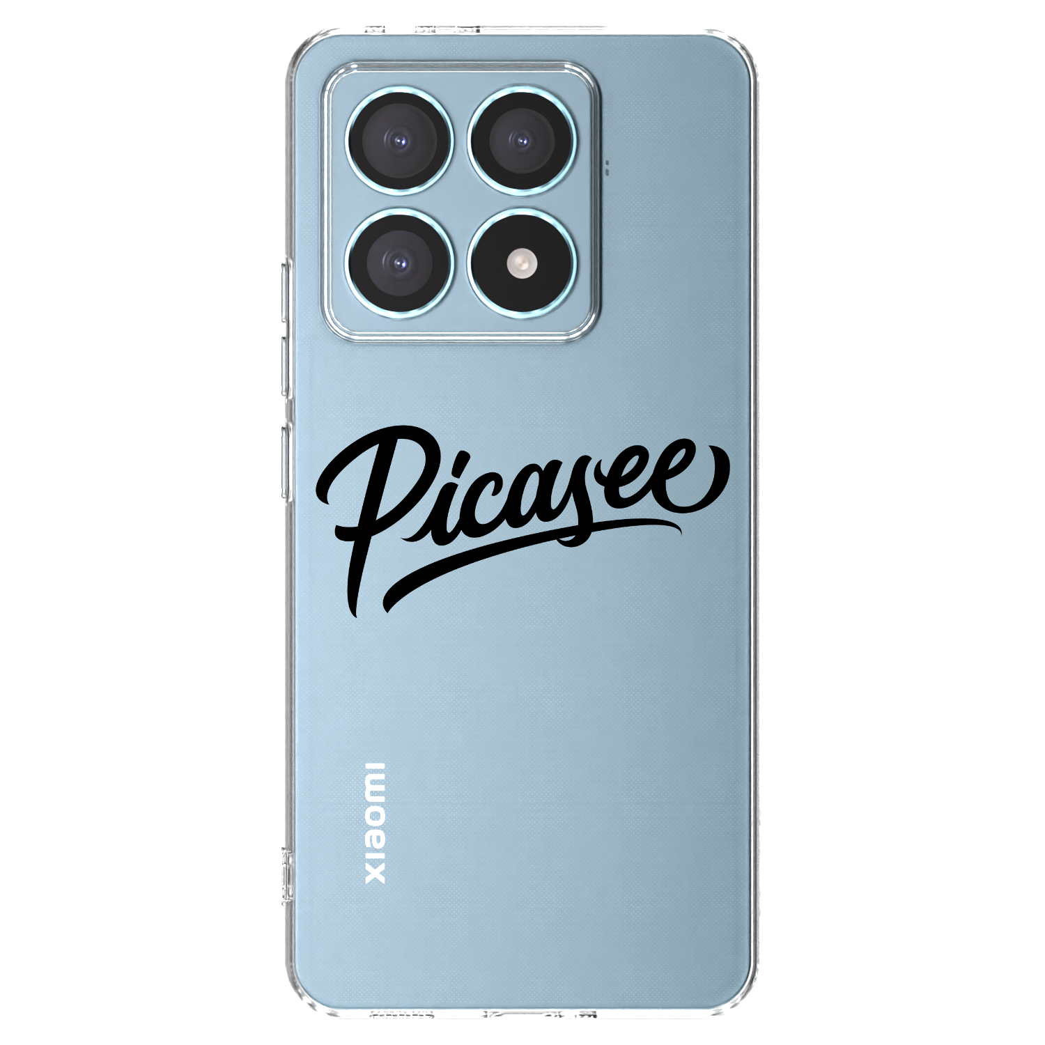 Picasee silikonový průhledný obal pro Xiaomi 14T Pro - Picasee - old logo - black