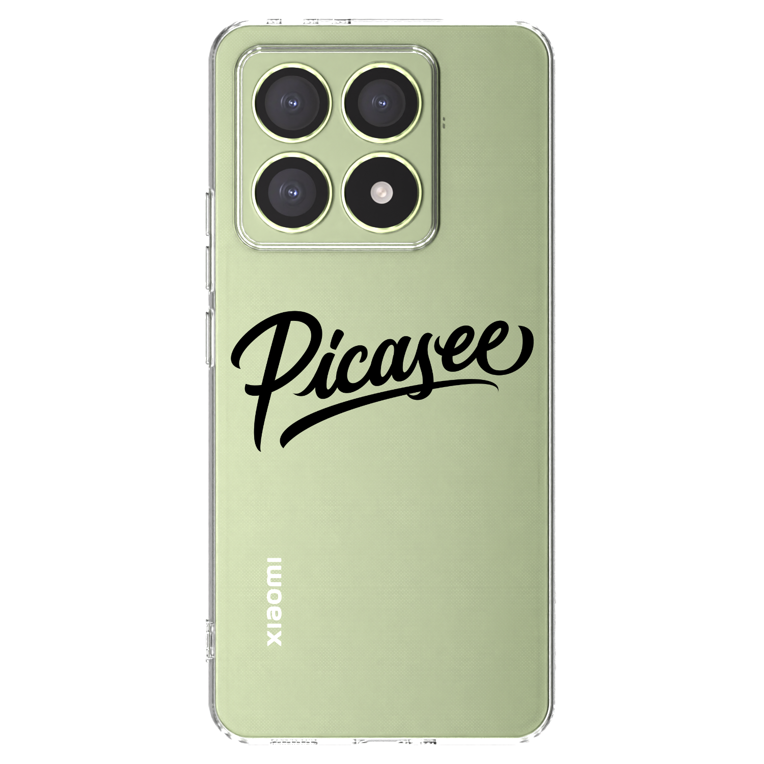Picasee silikonový průhledný obal pro Xiaomi 14T - Picasee - old logo - black