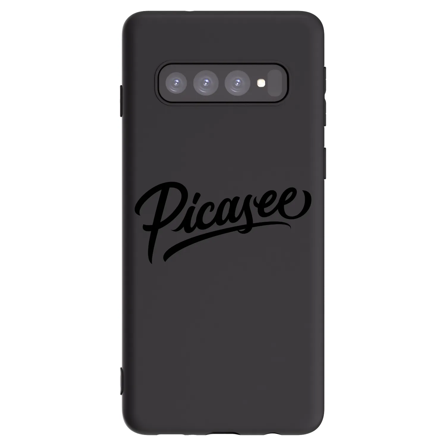 Picasee silikonový černý obal pro Samsung Galaxy S10 G973 - Picasee - old logo - black