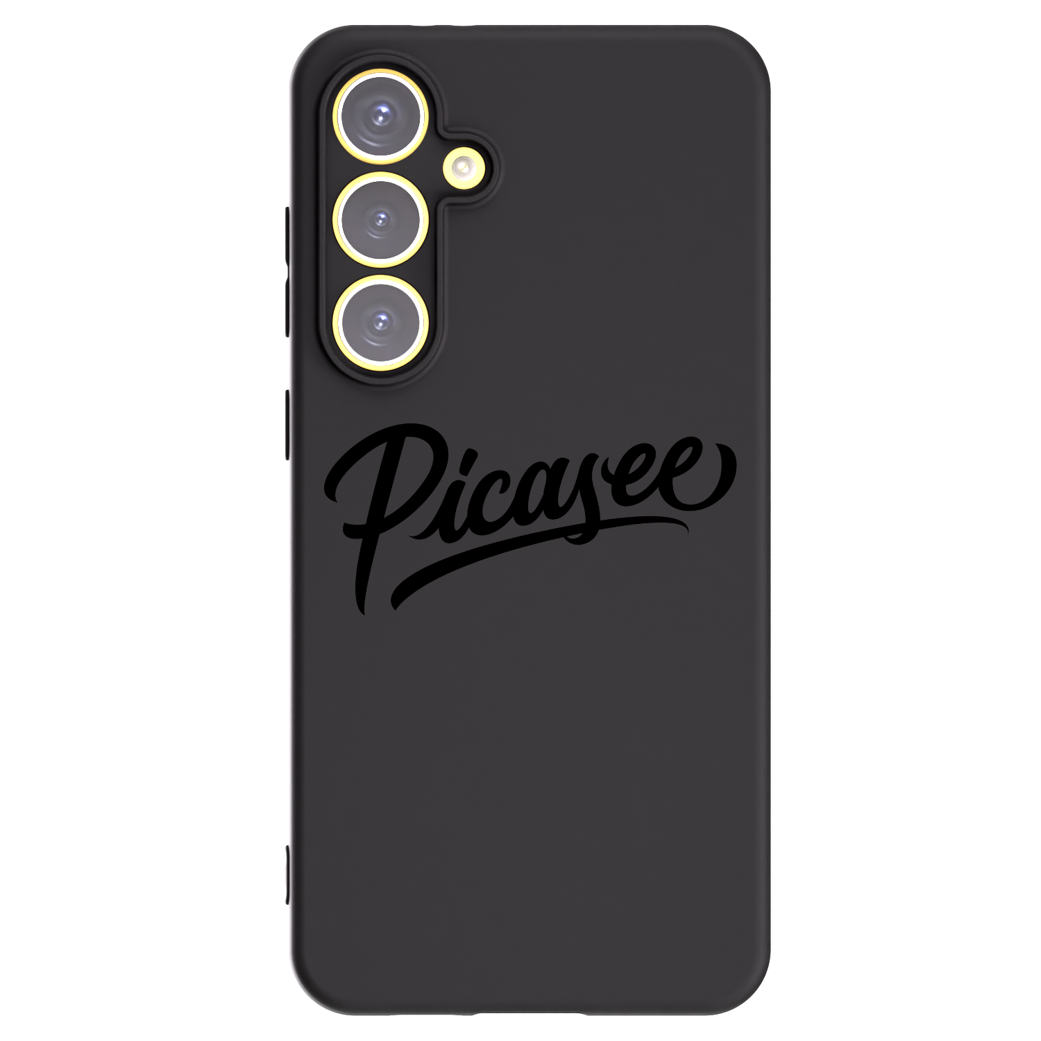 Picasee silikonový černý obal pro Samsung Galaxy S24 FE S721B - Picasee - old logo - black