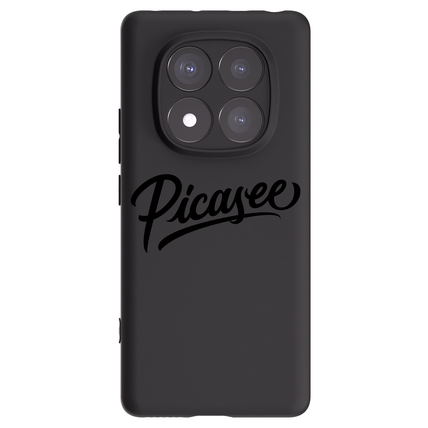 Picasee silikonový černý obal pro Xiaomi Redmi Note 14 Pro 5G - Picasee - old logo - black
