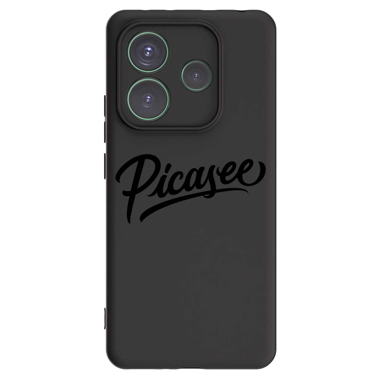 Picasee silikonový černý obal pro Xiaomi Redmi Note 14 5G - Picasee - old logo - black