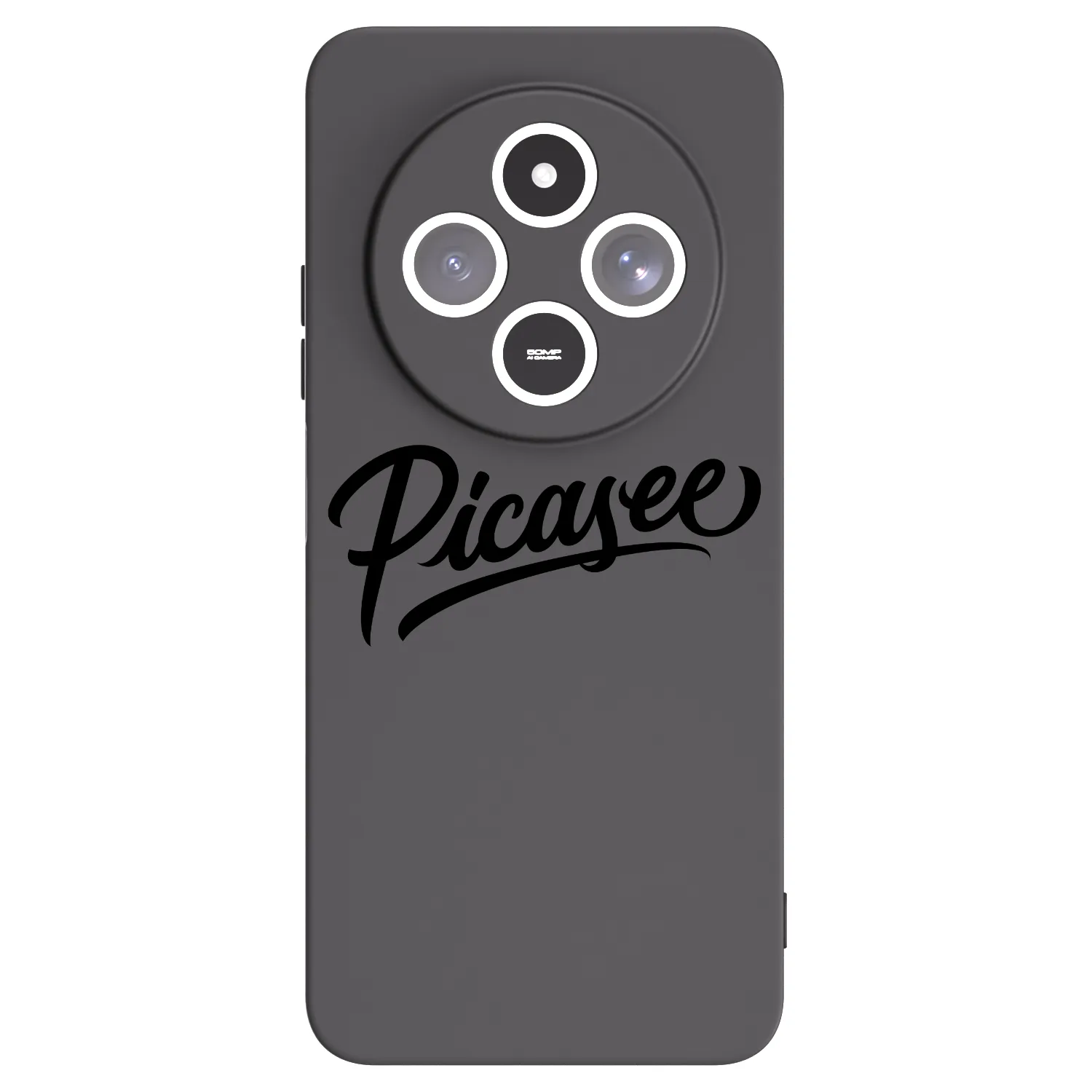 Picasee silikonový černý obal pro Xiaomi Redmi 14C - Picasee - old logo - black