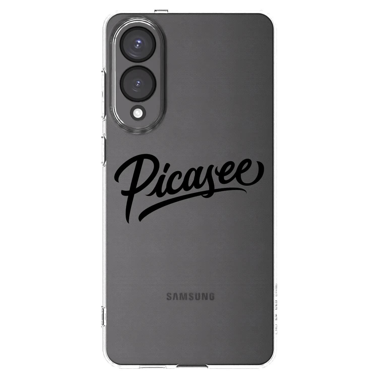 Picasee silikonový průhledný obal pro Samsung Galaxy S25 Edge 5G - Picasee - old logo - black
