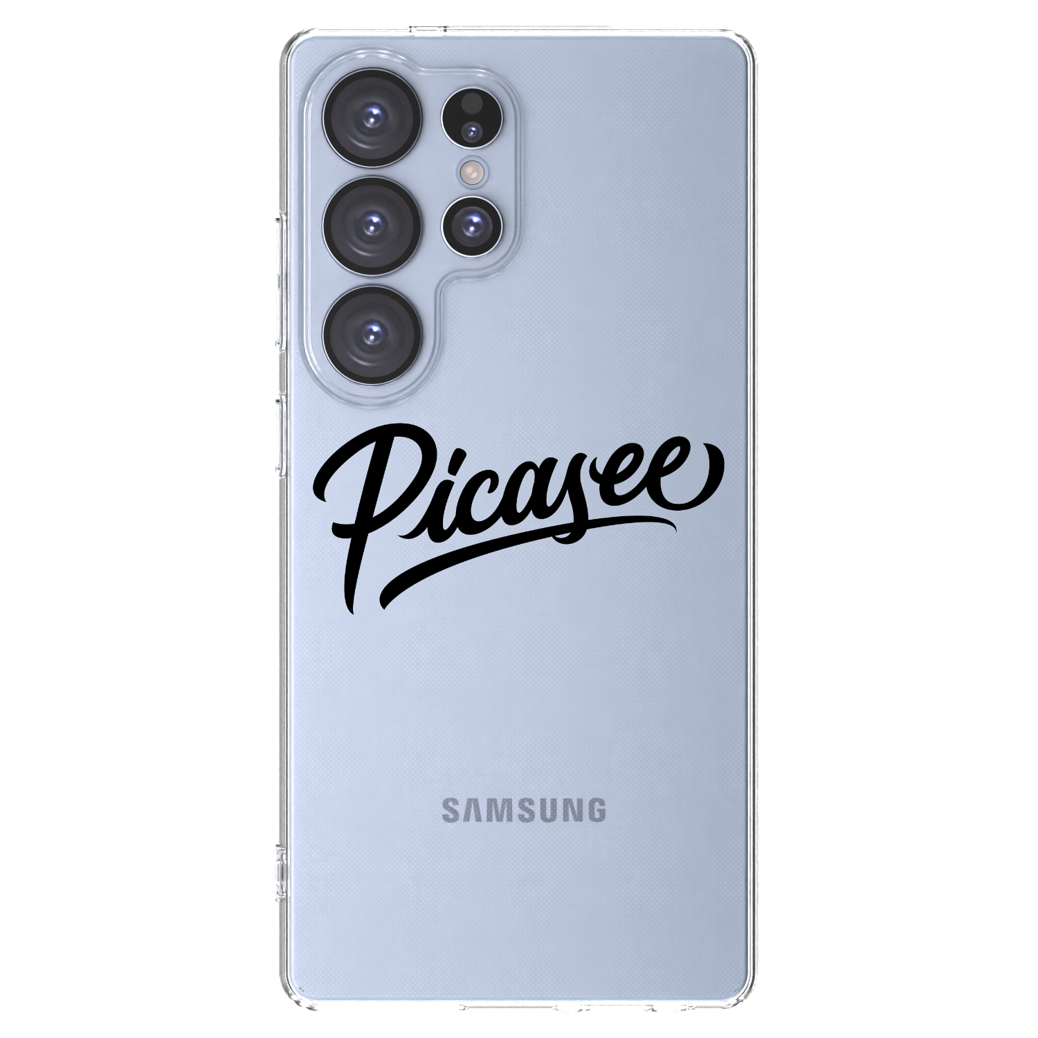 Picasee silikonový průhledný obal pro Samsung Galaxy S25 Ultra 5G - Picasee - old logo - black