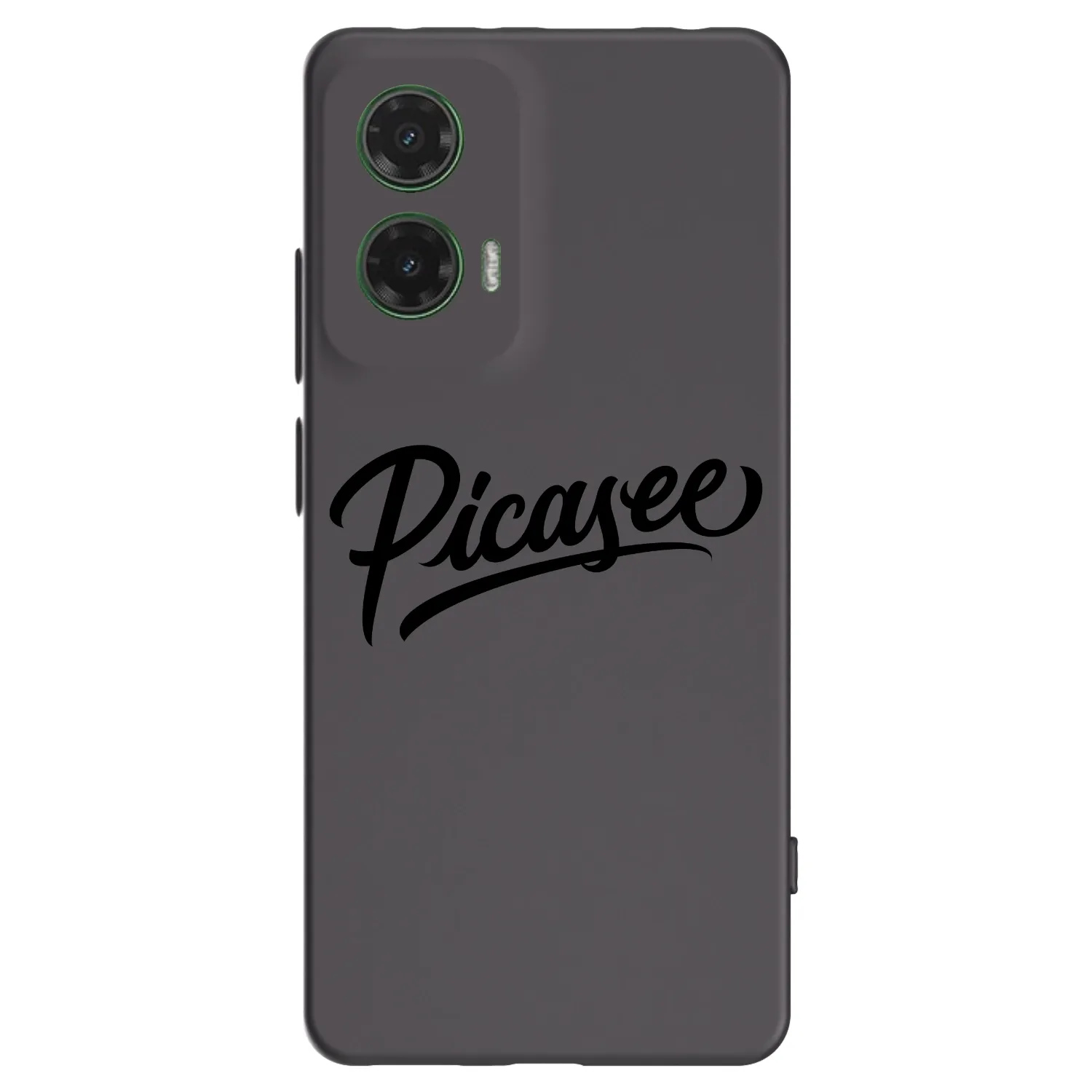 Picasee silikonový černý obal pro Motorola Moto G35 5G - Picasee - old logo - black
