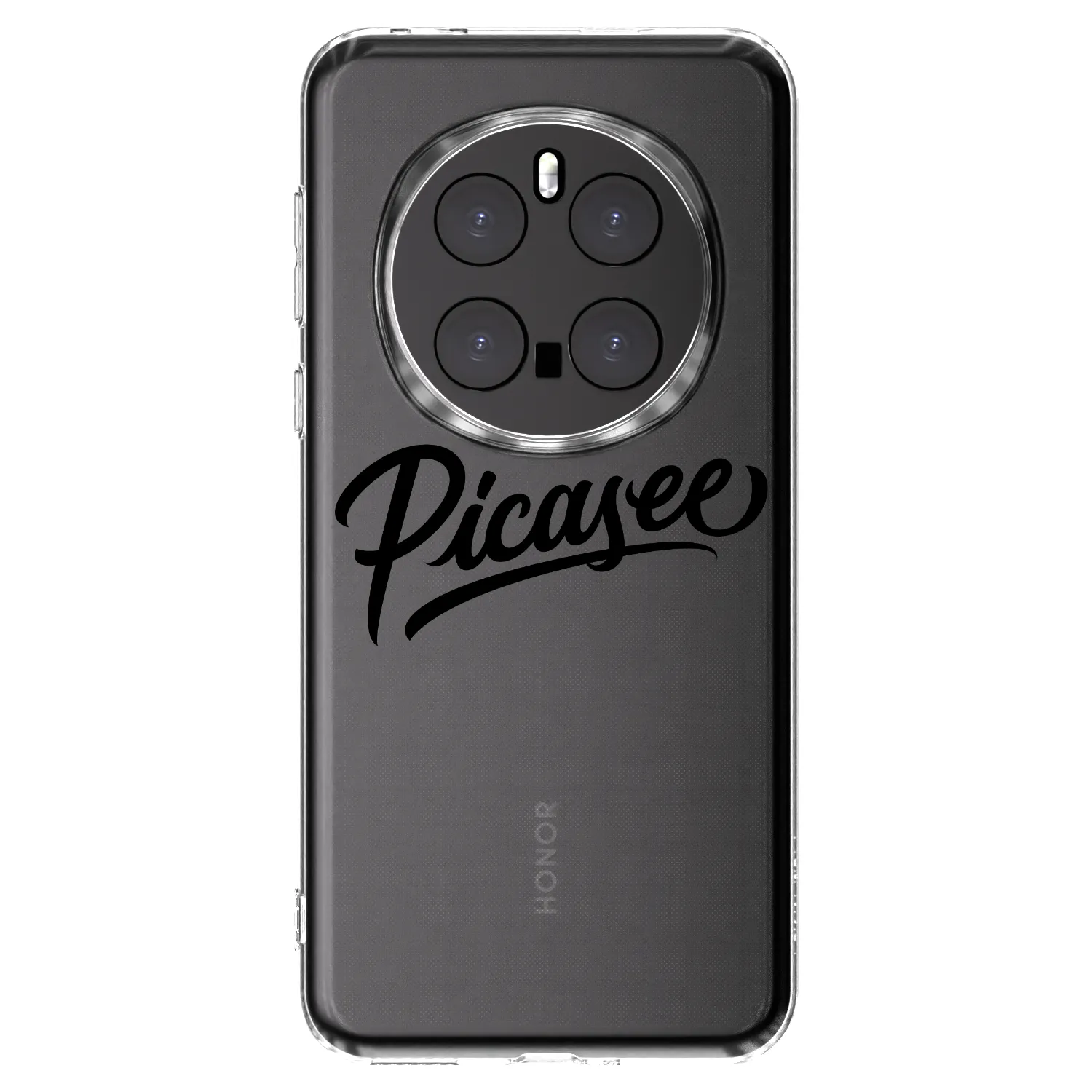 Picasee silikonový průhledný obal pro Honor Magic7 Pro 5G - Picasee - old logo - black