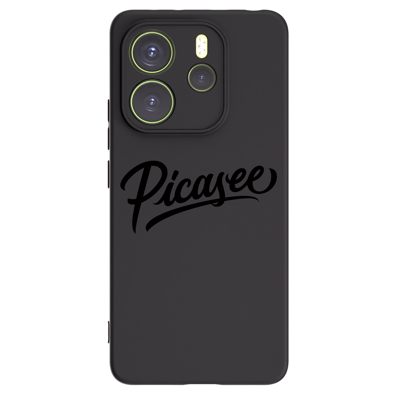 Picasee silikonový černý obal pro Xiaomi Redmi Note 14 4G - Picasee - old logo - black