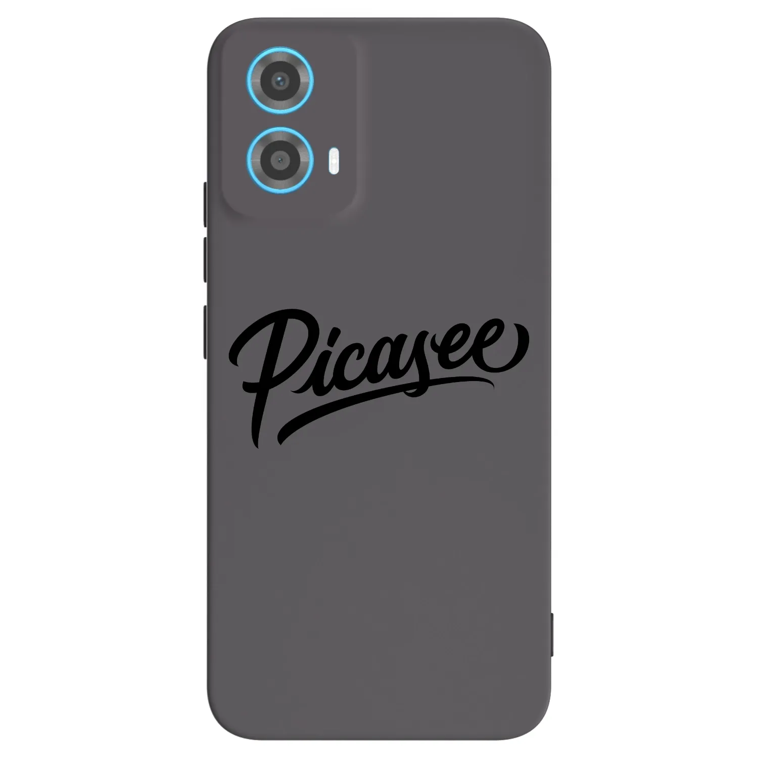 Picasee silikonový černý obal pro Motorola Moto G34 5G - Picasee - old logo - black