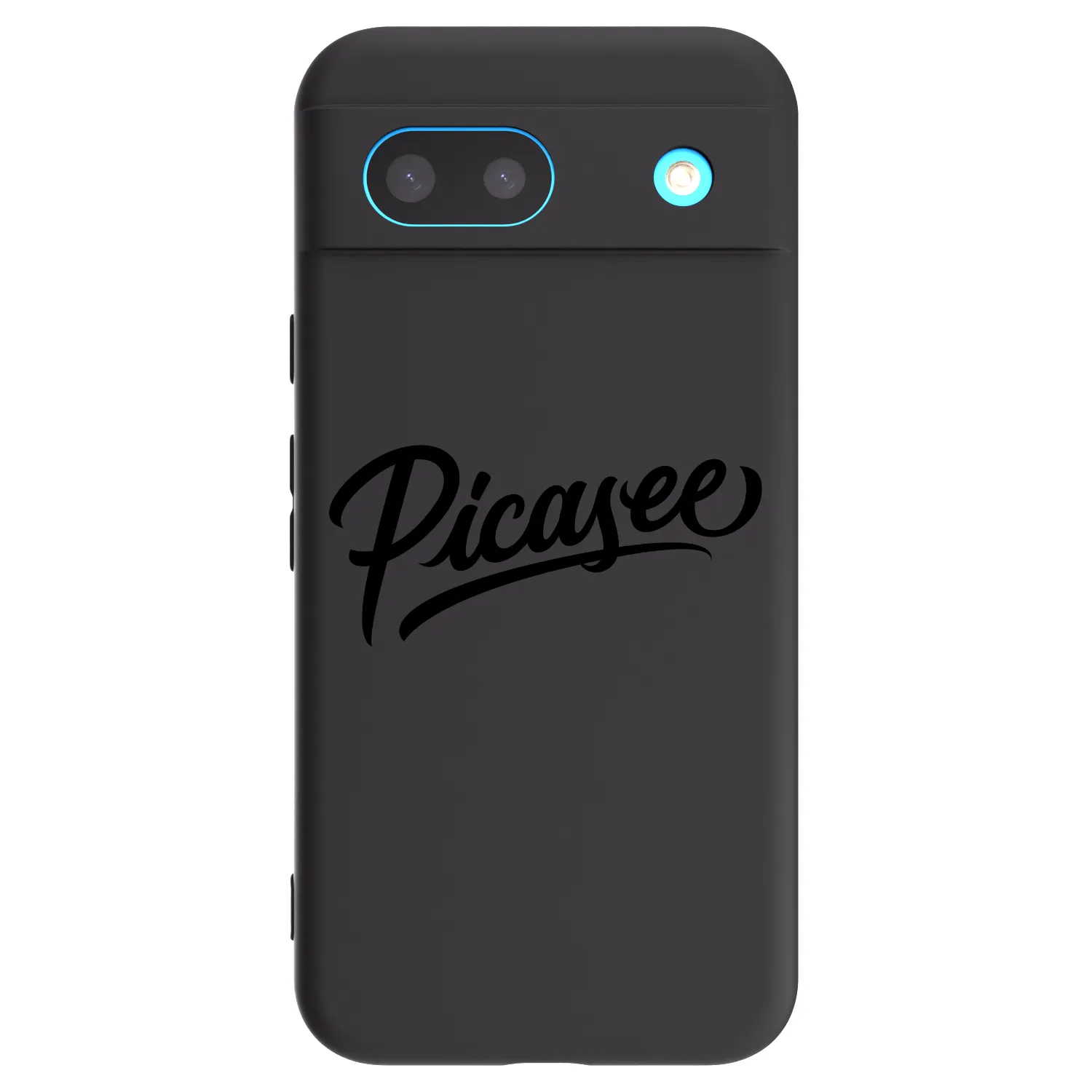 Picasee silikonový černý obal pro Google Pixel 8a - Picasee - old logo - black