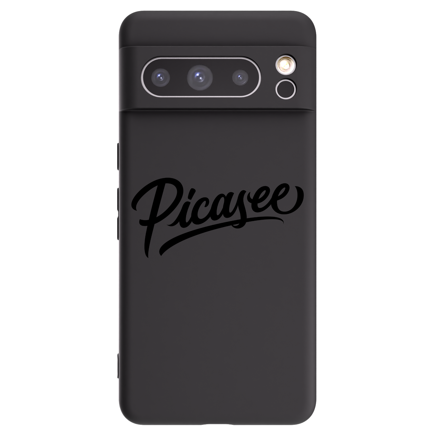 Picasee silikonový černý obal pro Google Pixel 8 Pro - Picasee - old logo - black