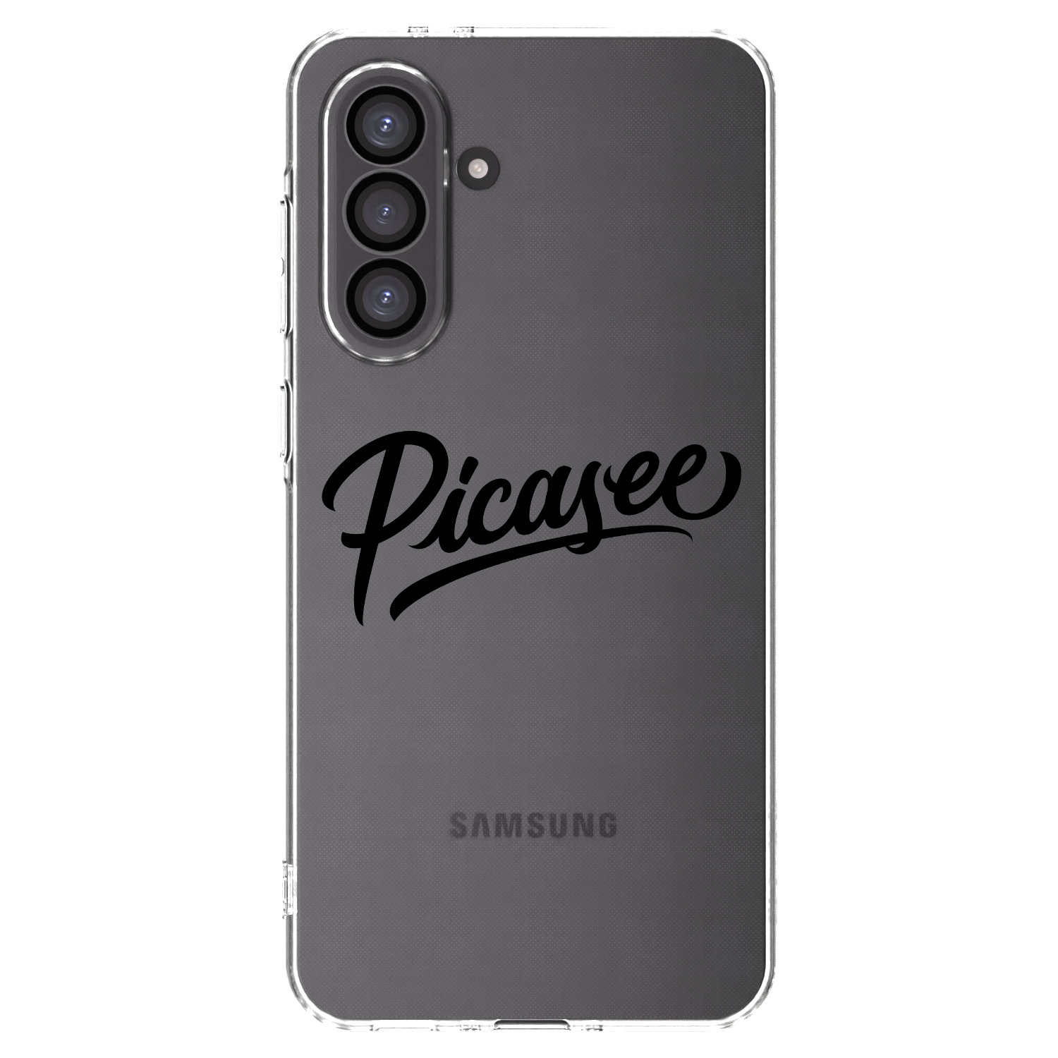 Picasee silikonový průhledný obal pro Samsung Galaxy A36 5G - Picasee - old logo - black