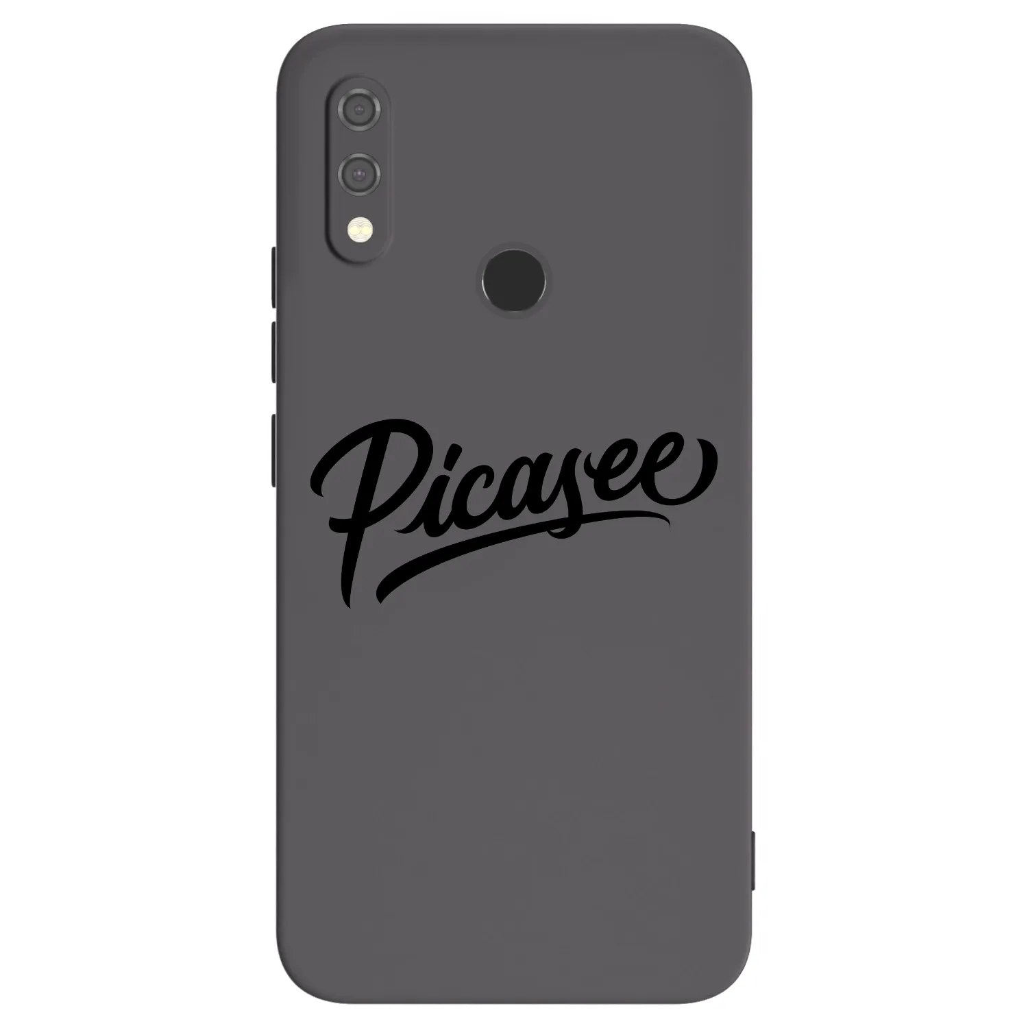 Picasee silikonový černý obal pro Xiaomi Redmi Note 7 - Picasee - old logo - black