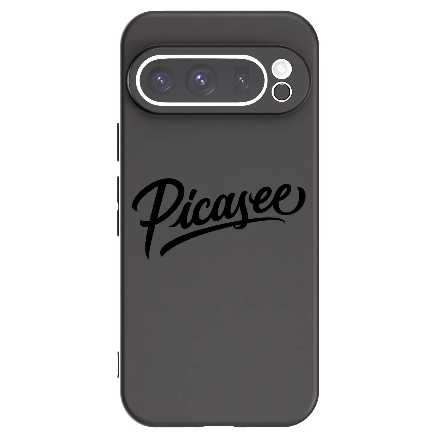 Picasee silikonový černý obal pro Google Pixel 9 Pro - Picasee - old logo - black