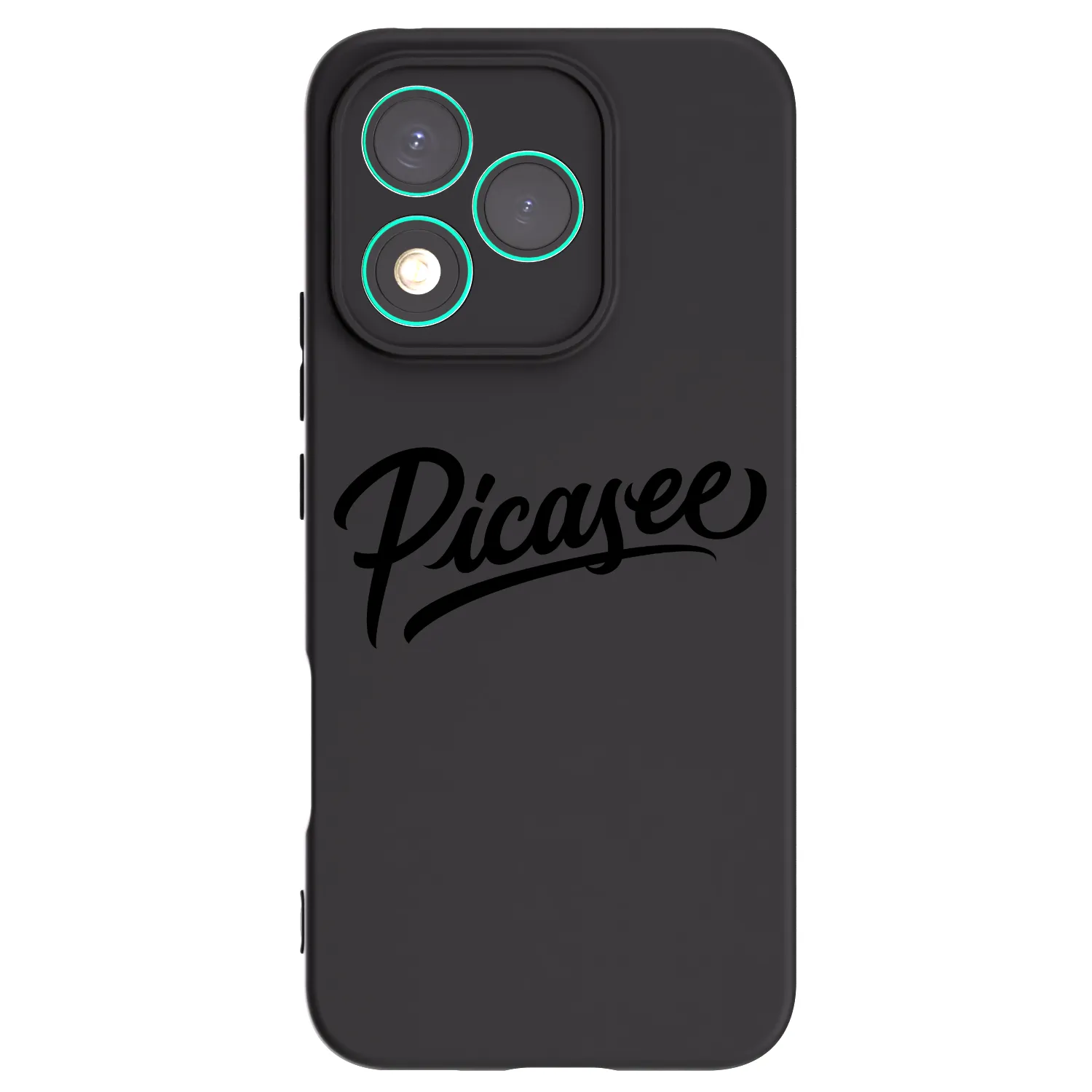 Picasee silikonový černý obal pro Honor 400 Lite 5G - Picasee - old logo - black