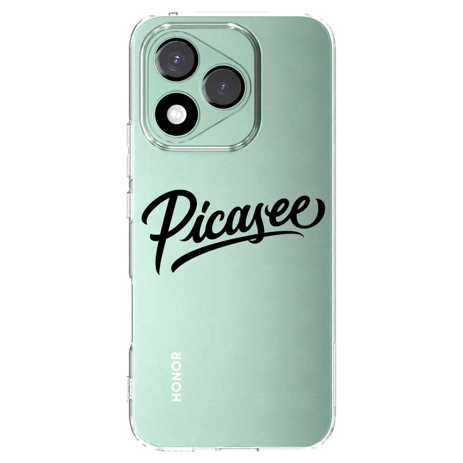 Picasee silikonový průhledný obal pro Honor 400 Lite 5G - Picasee - old logo - black