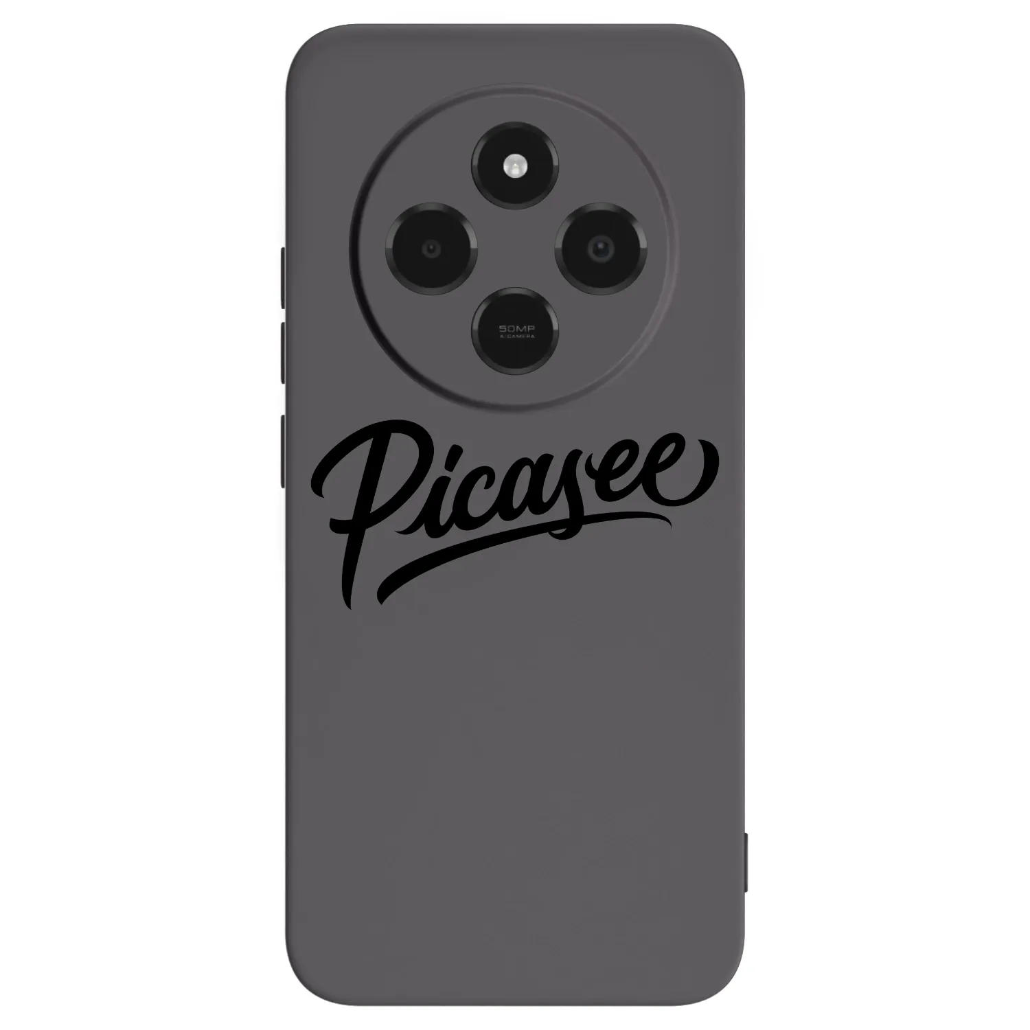 Picasee silikonový černý obal pro Xiaomi Poco C75 - Picasee - old logo - black