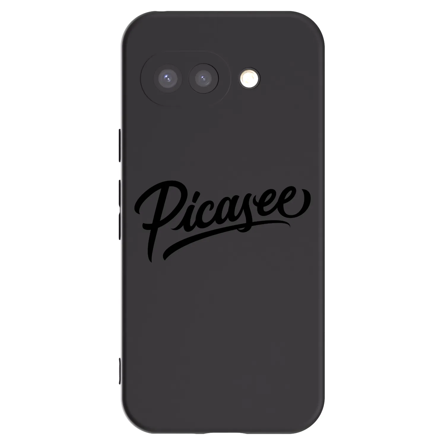 Picasee silikonový černý obal pro Google Pixel 9a - Picasee - old logo - black