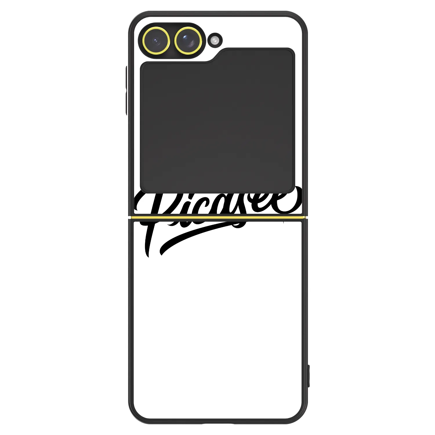 Picasee ULTIMATE CASE pro Samsung Galaxy Z Flip5 5G - Picasee - old logo - black