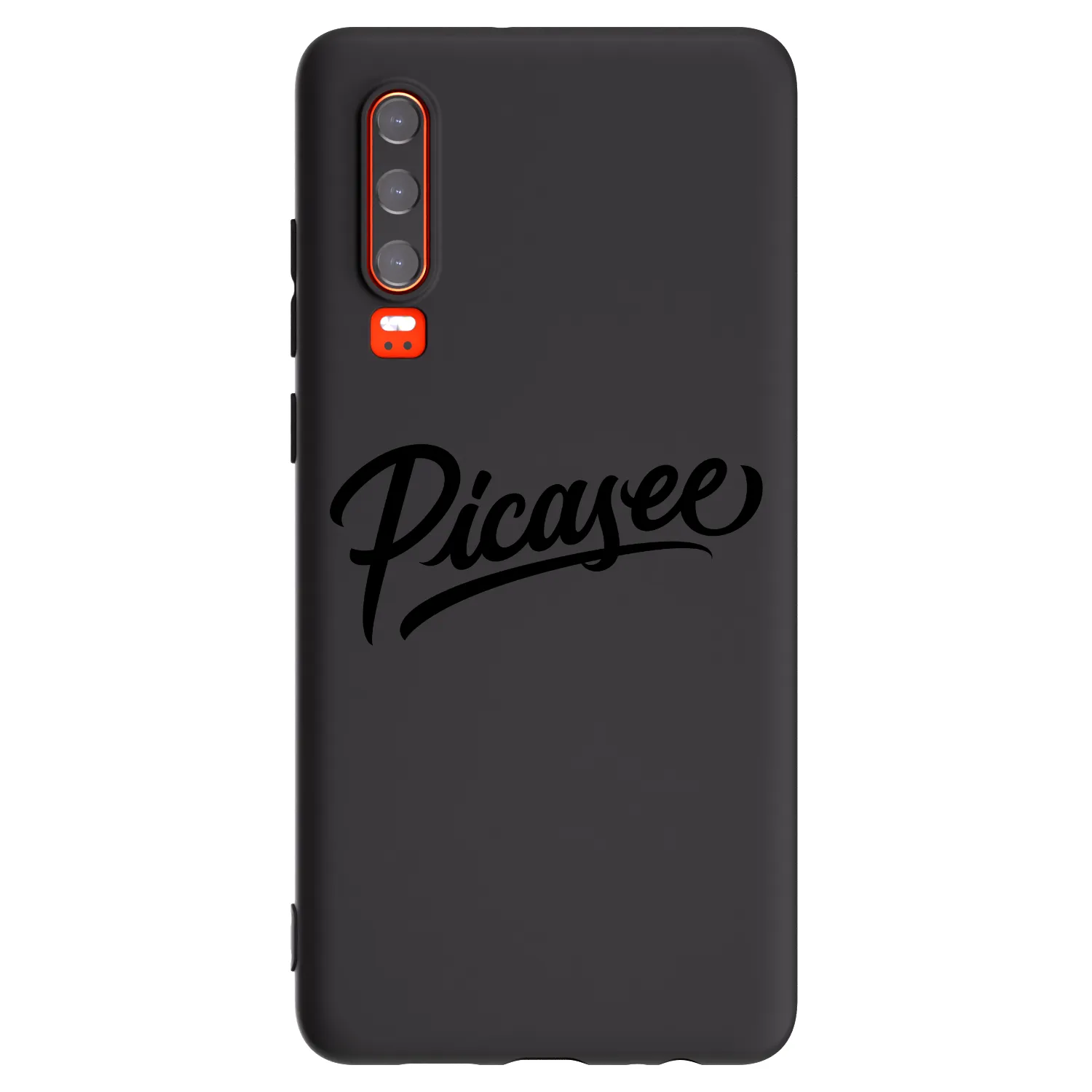 Picasee silikonový černý obal pro Huawei P30 - Picasee - old logo - black