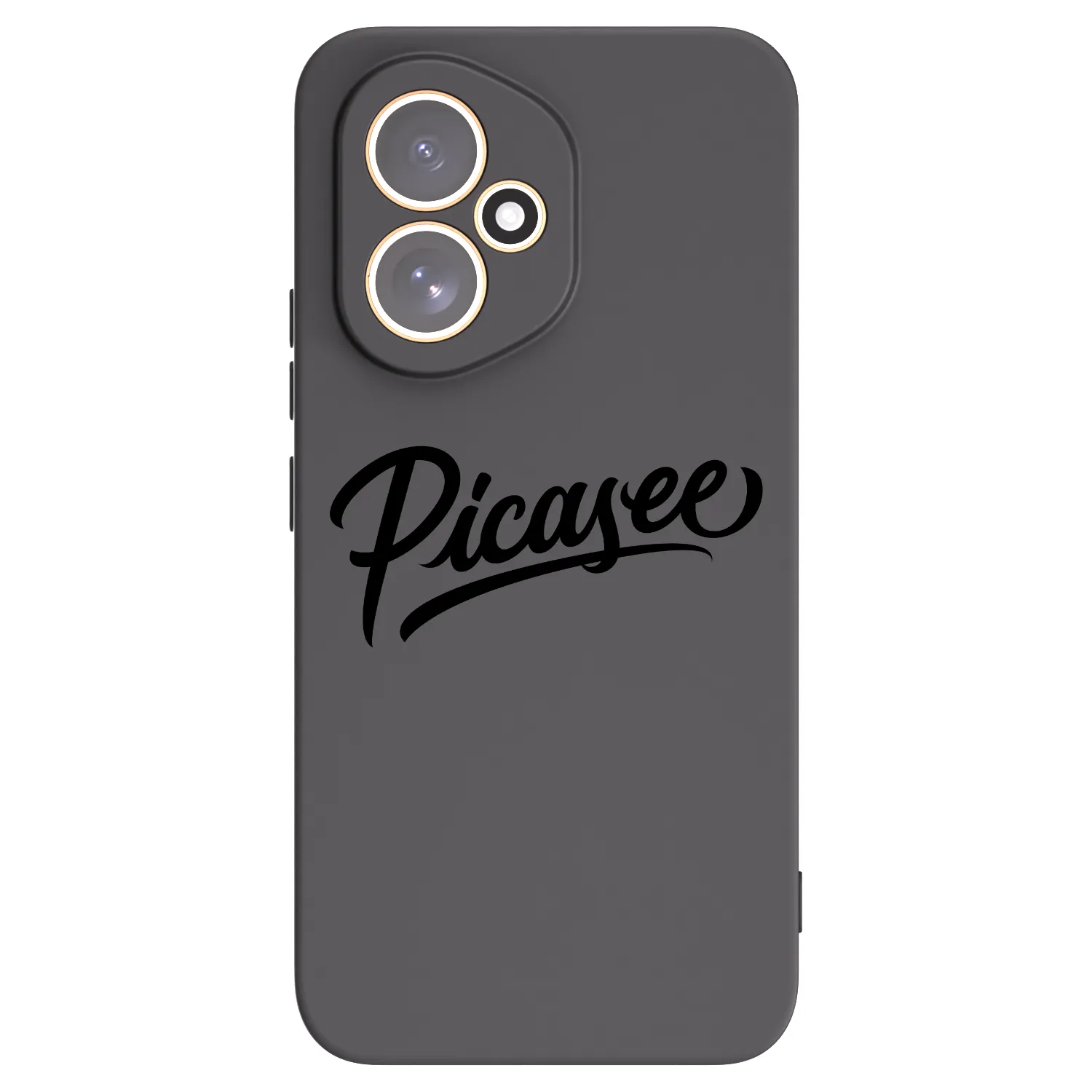 Picasee silikonový černý obal pro Honor 400 5G - Picasee - old logo - black
