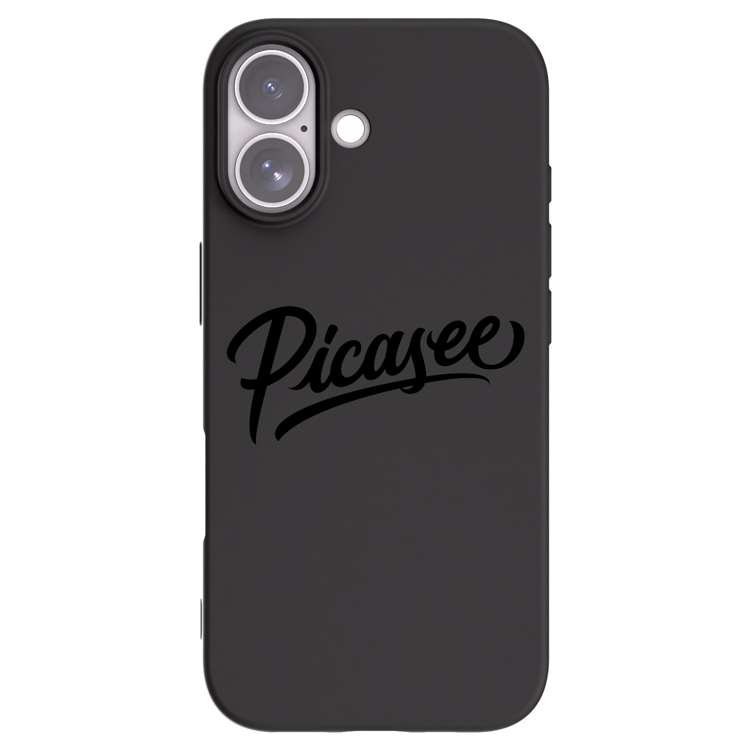 Picasee silikonový černý obal pro Apple iPhone 17 - Picasee - old logo - black