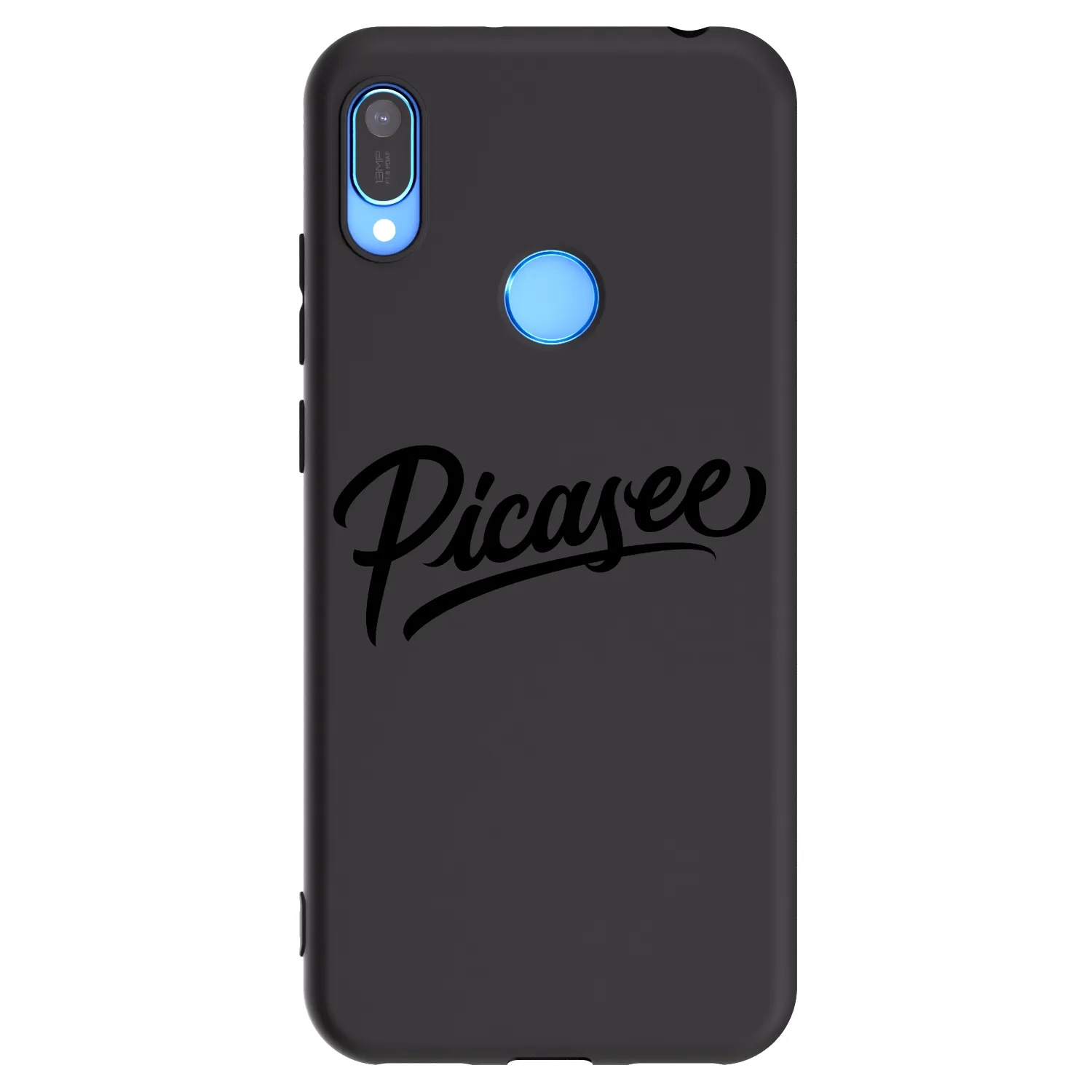 Picasee silikonový černý obal pro Huawei Y6 2019 - Picasee - old logo - black