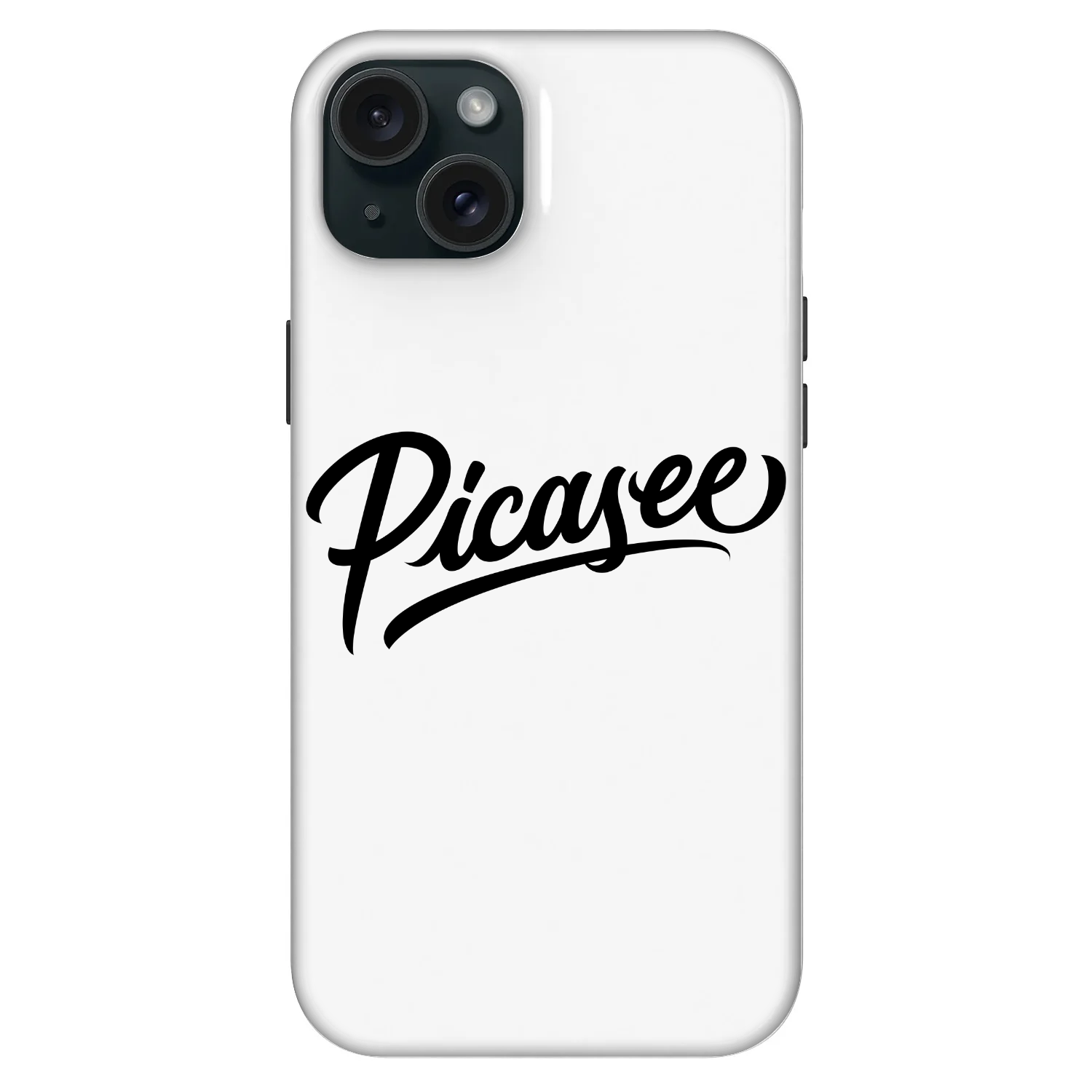 Picasee Fashion Case MagSafe Apple iPhone 15 Plus - Picasee - old logo - black