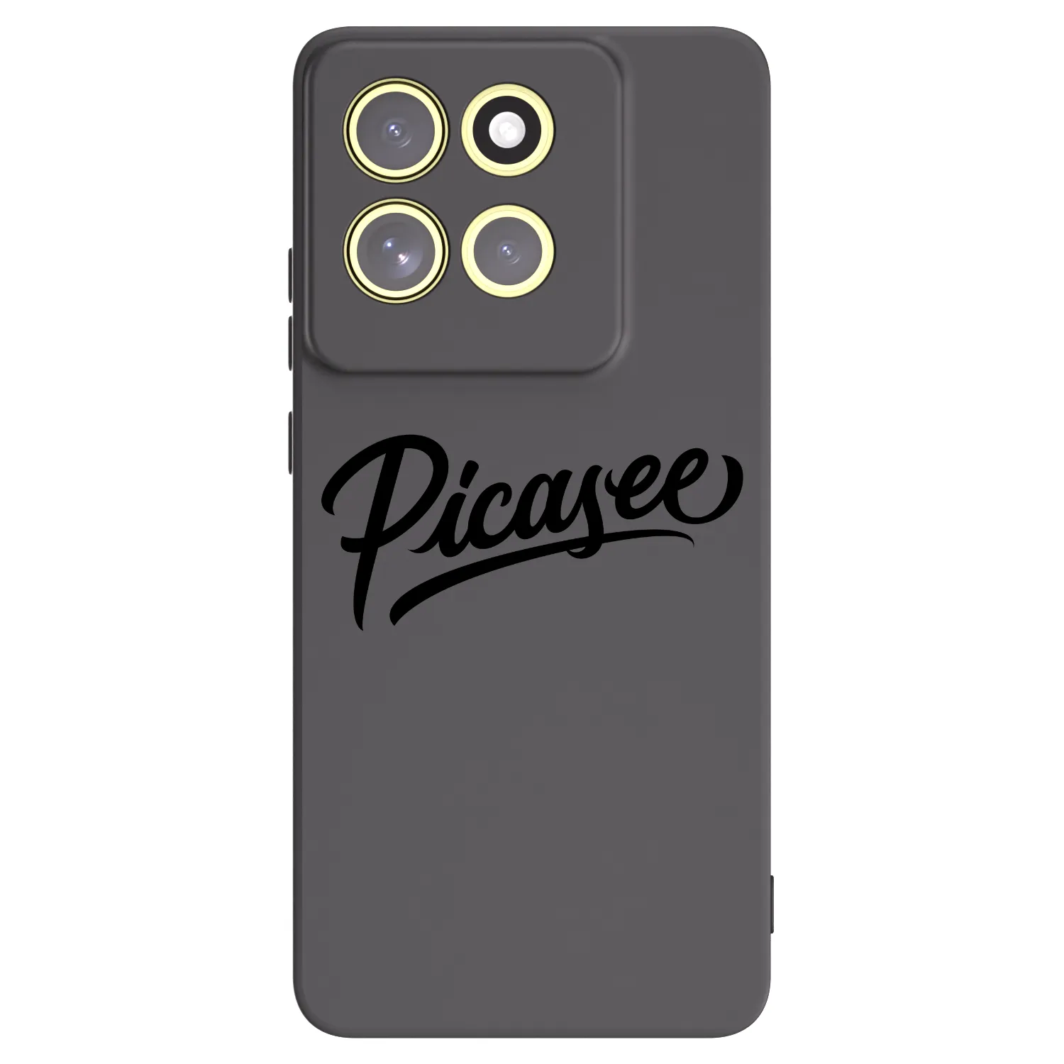 Picasee silikonový černý obal pro Motorola Moto G86 5G - Picasee - old logo - black