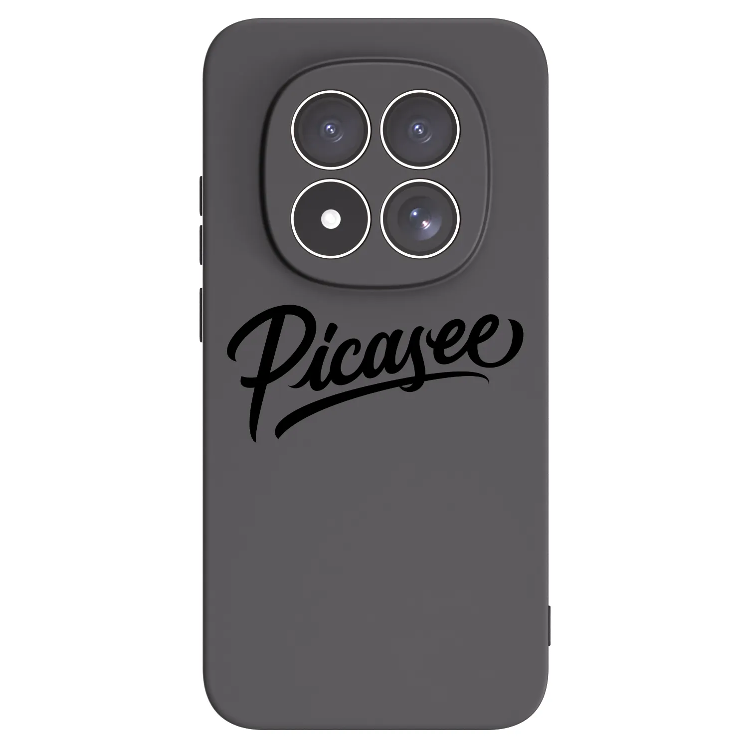 Picasee silikonový černý obal pro Xiaomi Redmi Note 15 Pro 4G - Picasee - old logo - black