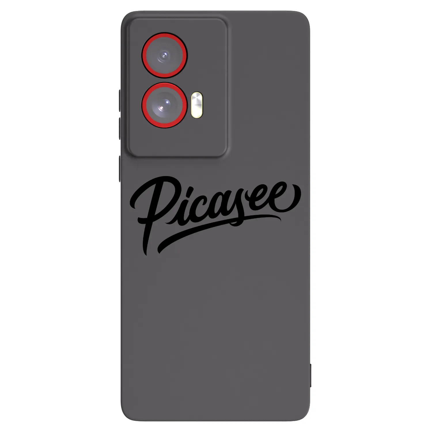 Picasee silikonový černý obal pro Motorola Edge 50 Fusion - Picasee - old logo - black