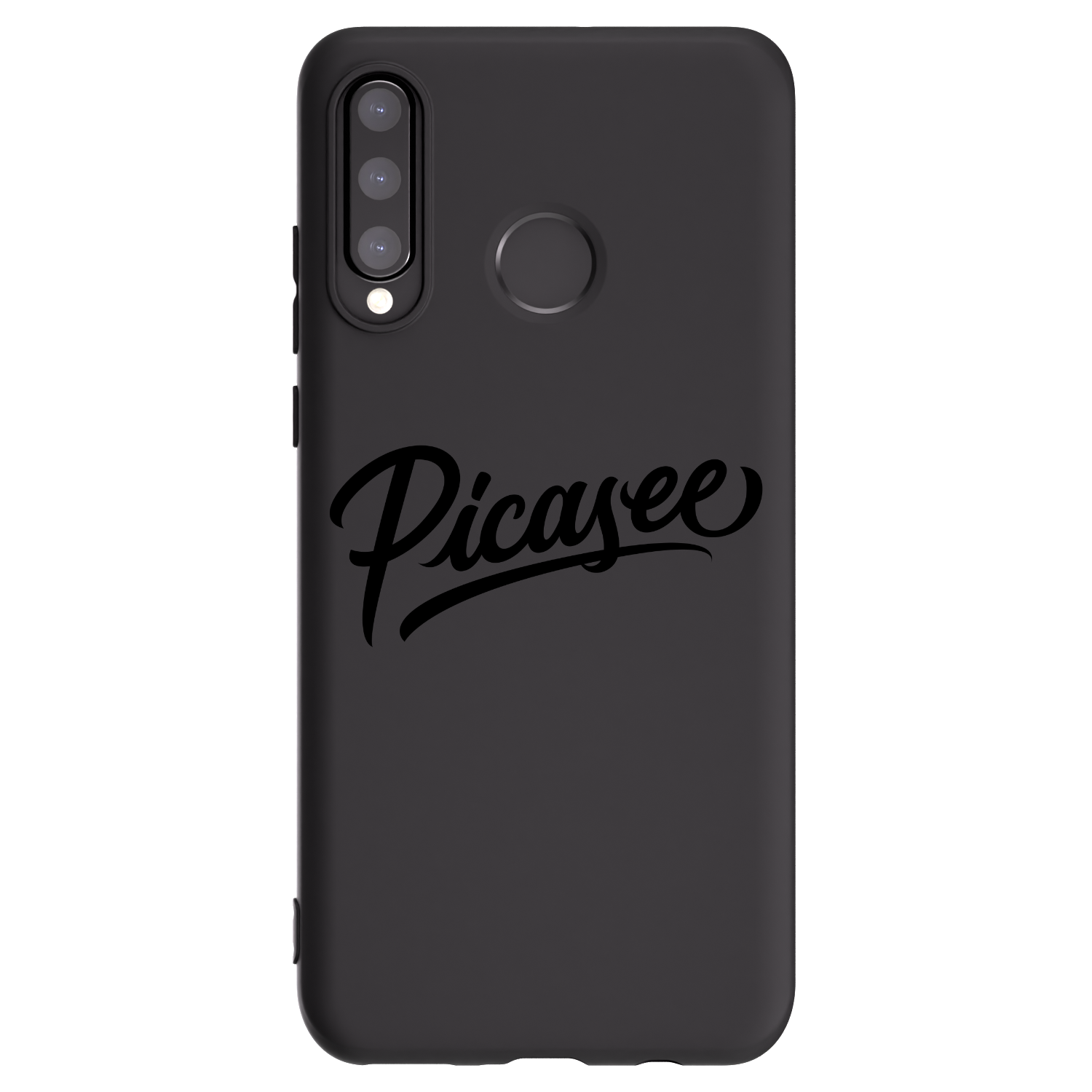 Picasee silikonový černý obal pro Huawei P30 Lite - Picasee - old logo - black
