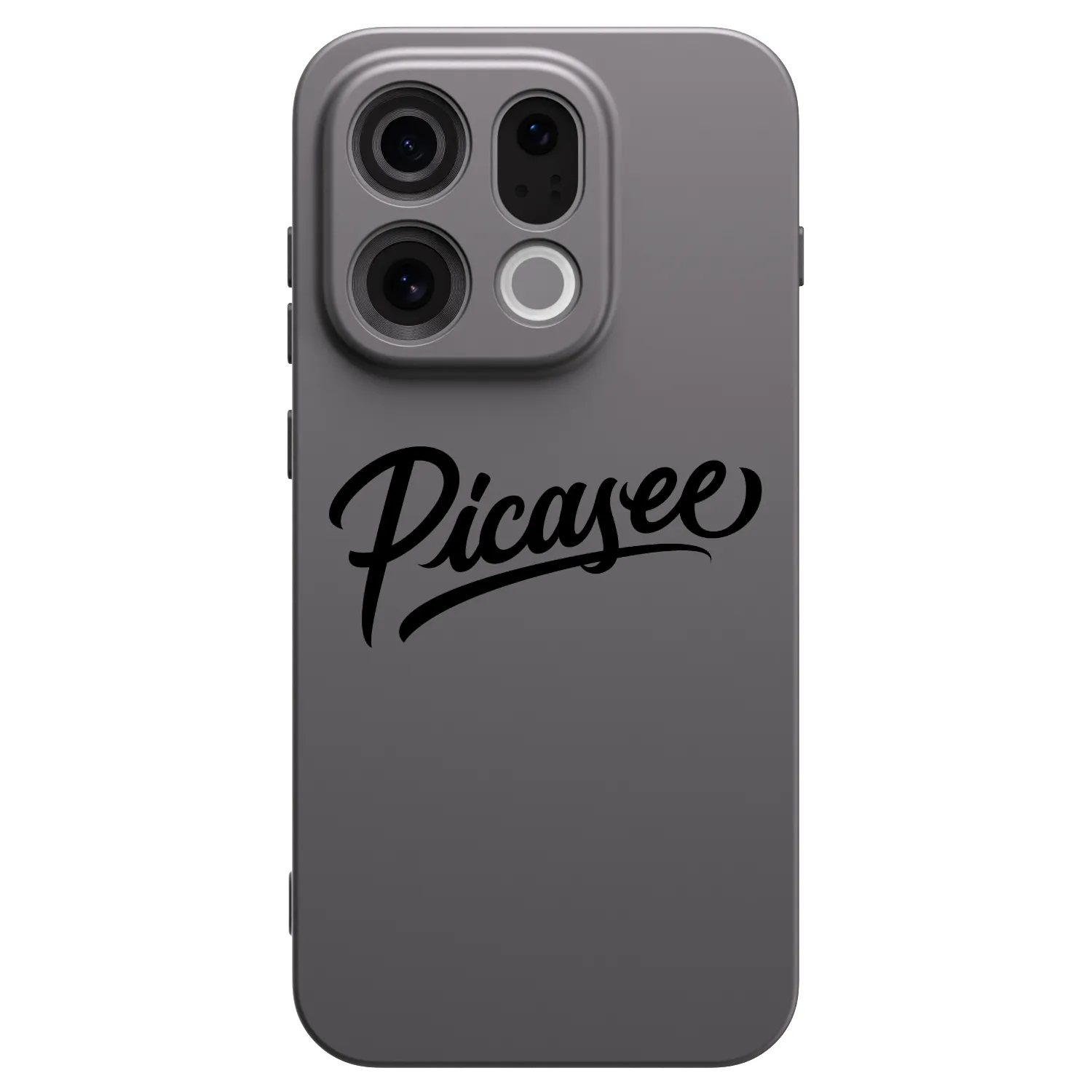 Picasee silikonový černý obal pro OPPO Find X9 - Picasee - old logo - black