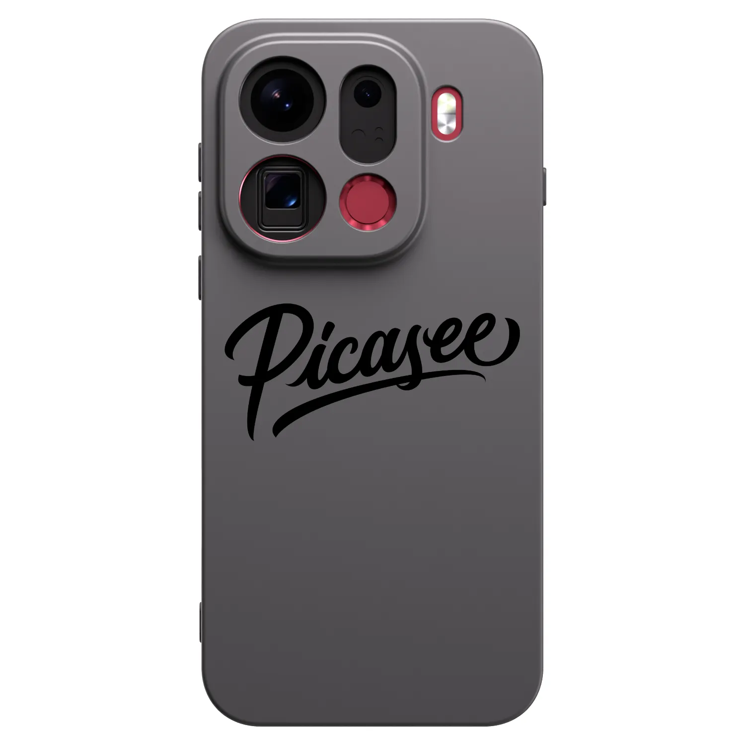 Picasee silikonový černý obal pro OPPO Find X9 Pro - Picasee - old logo - black