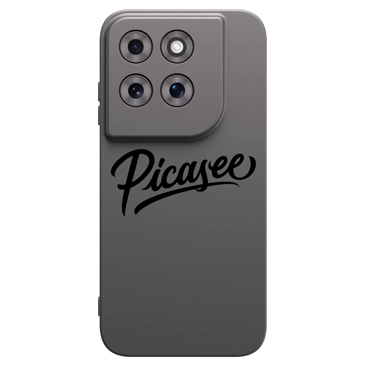 Picasee silikonový černý obal pro Motorola Moto G77 - Picasee - old logo - black