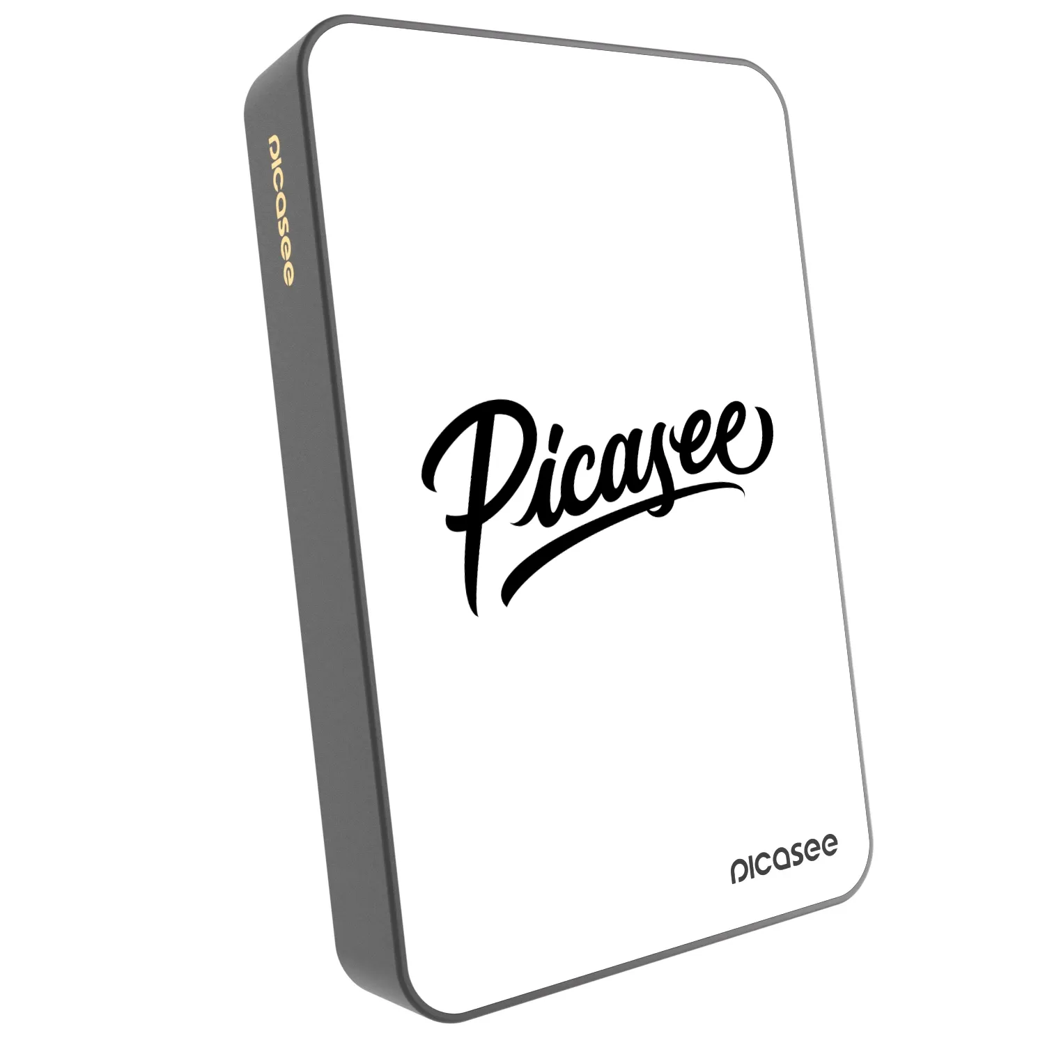 Picasee Powerbanka s MagSafe 10 000 mAh Šedá - Picasee - old logo - black
