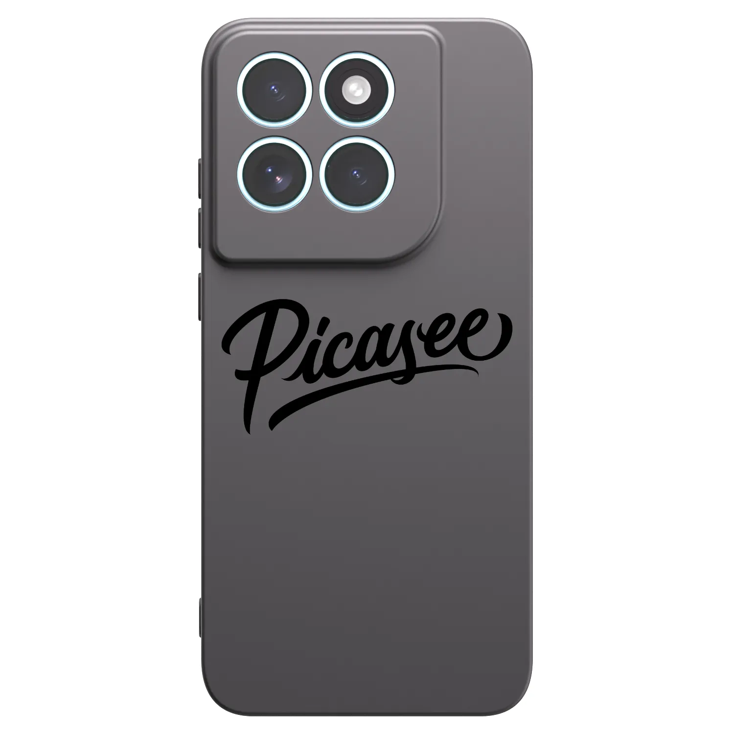 Picasee silikonový černý obal pro Motorola Edge 70 Fusion - Picasee - old logo - black