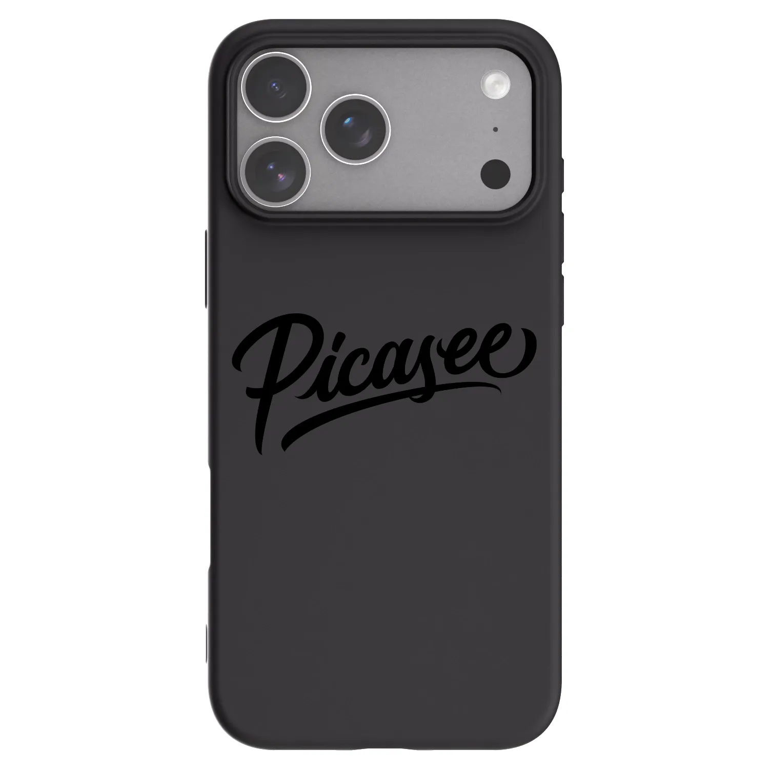 Picasee silikonový černý obal pro Apple iPhone 18 Pro Max - Picasee - old logo - black