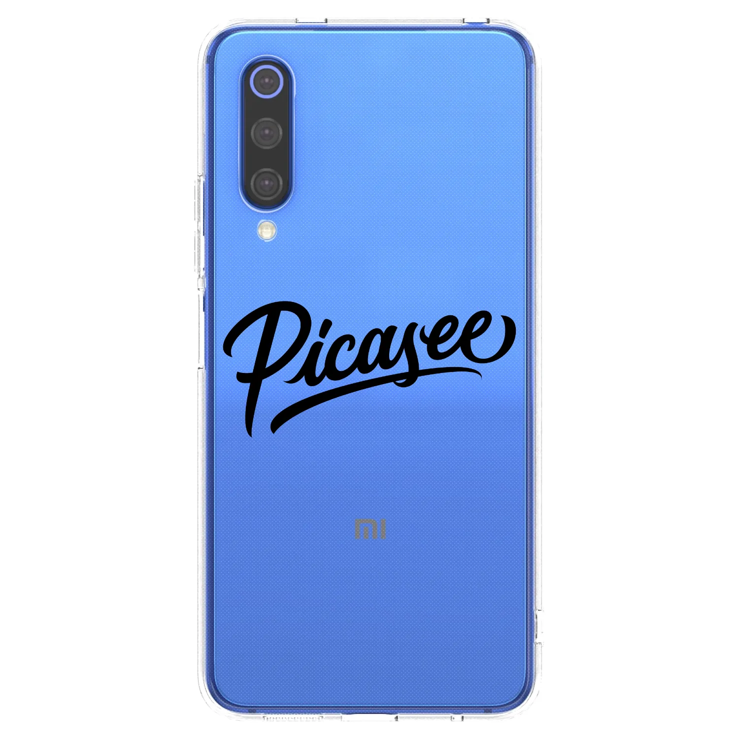 Picasee silikonový průhledný obal pro Xiaomi Mi 9 SE - Picasee - old logo - black