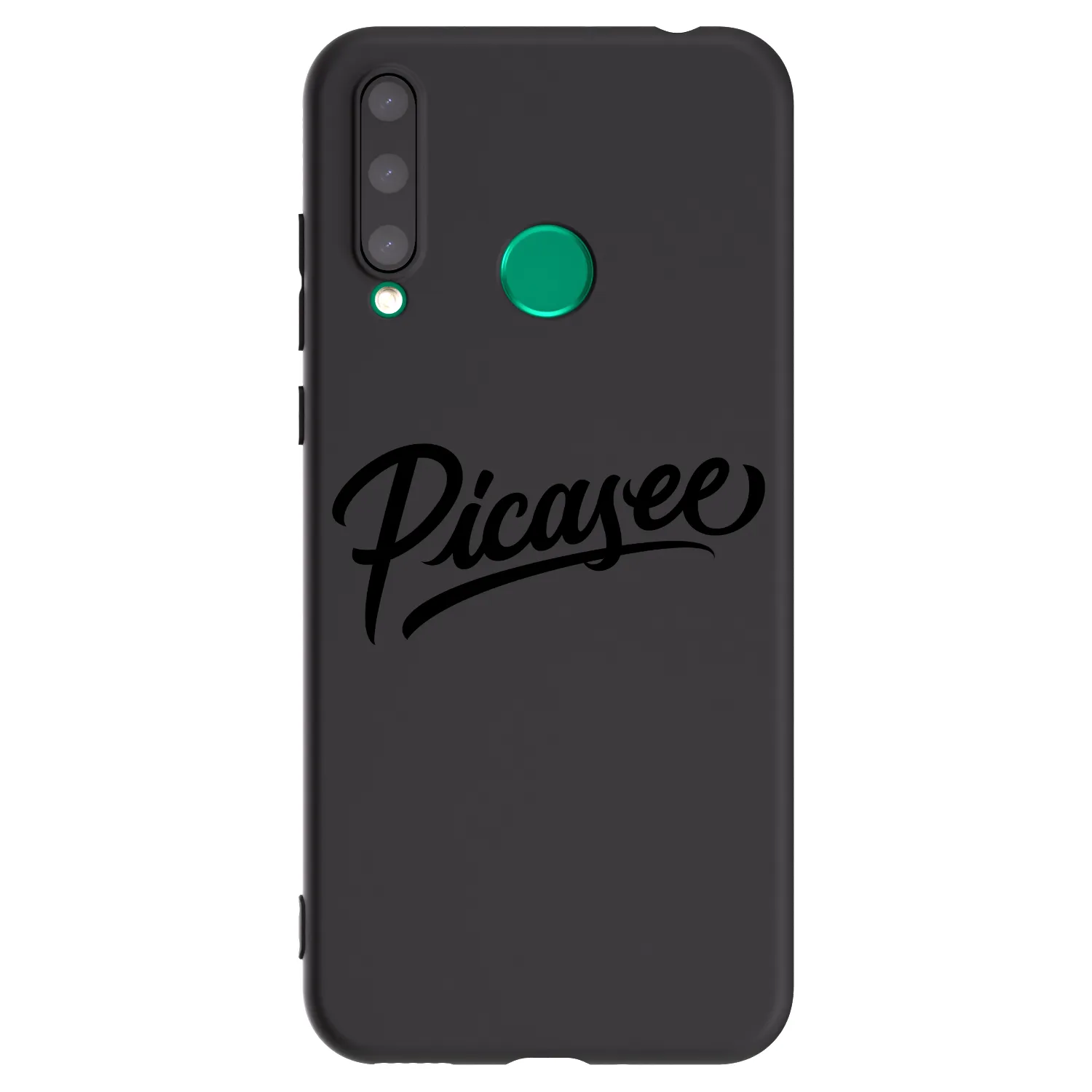 Picasee silikonový černý obal pro Honor 20 Lite - Picasee - old logo - black