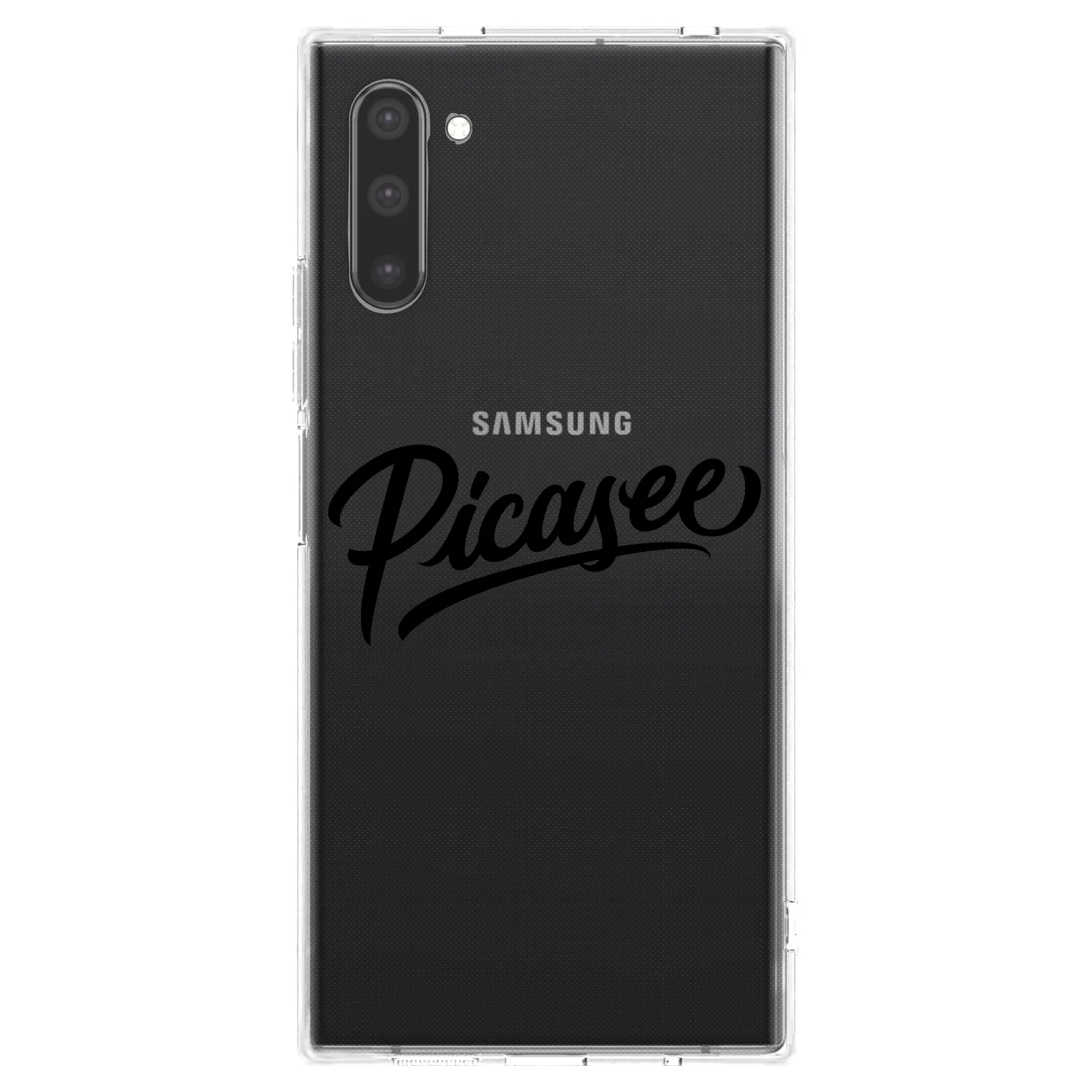 Picasee silikonový průhledný obal pro Samsung Galaxy Note 10 N970F - Picasee - old logo - black