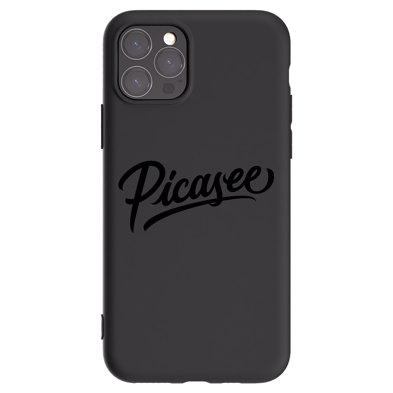 Picasee silikonový černý obal pro Apple iPhone 11 Pro - Picasee - old logo - black