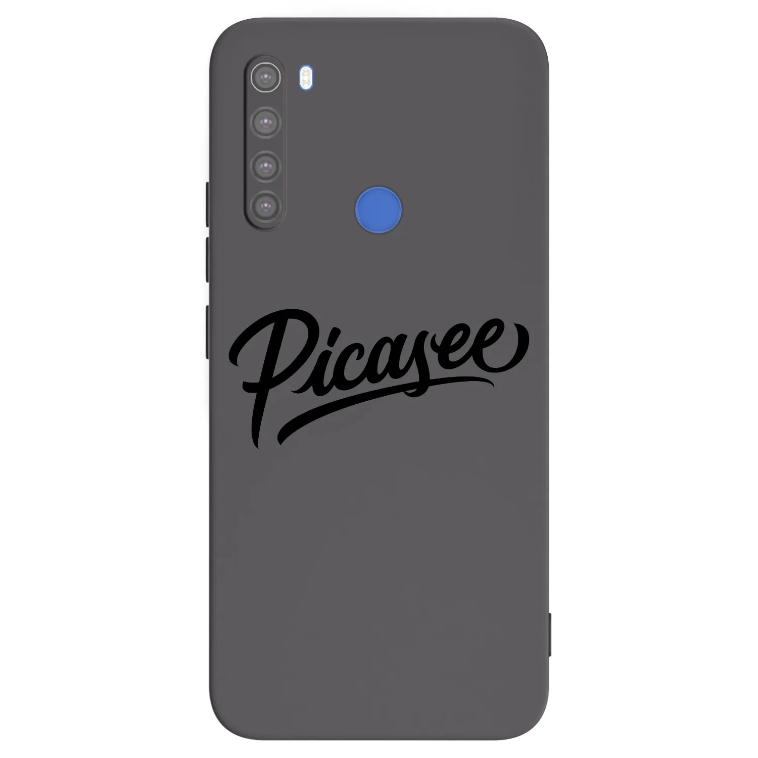 Picasee silikonový černý obal pro Xiaomi Redmi Note 8T - Picasee - old logo - black