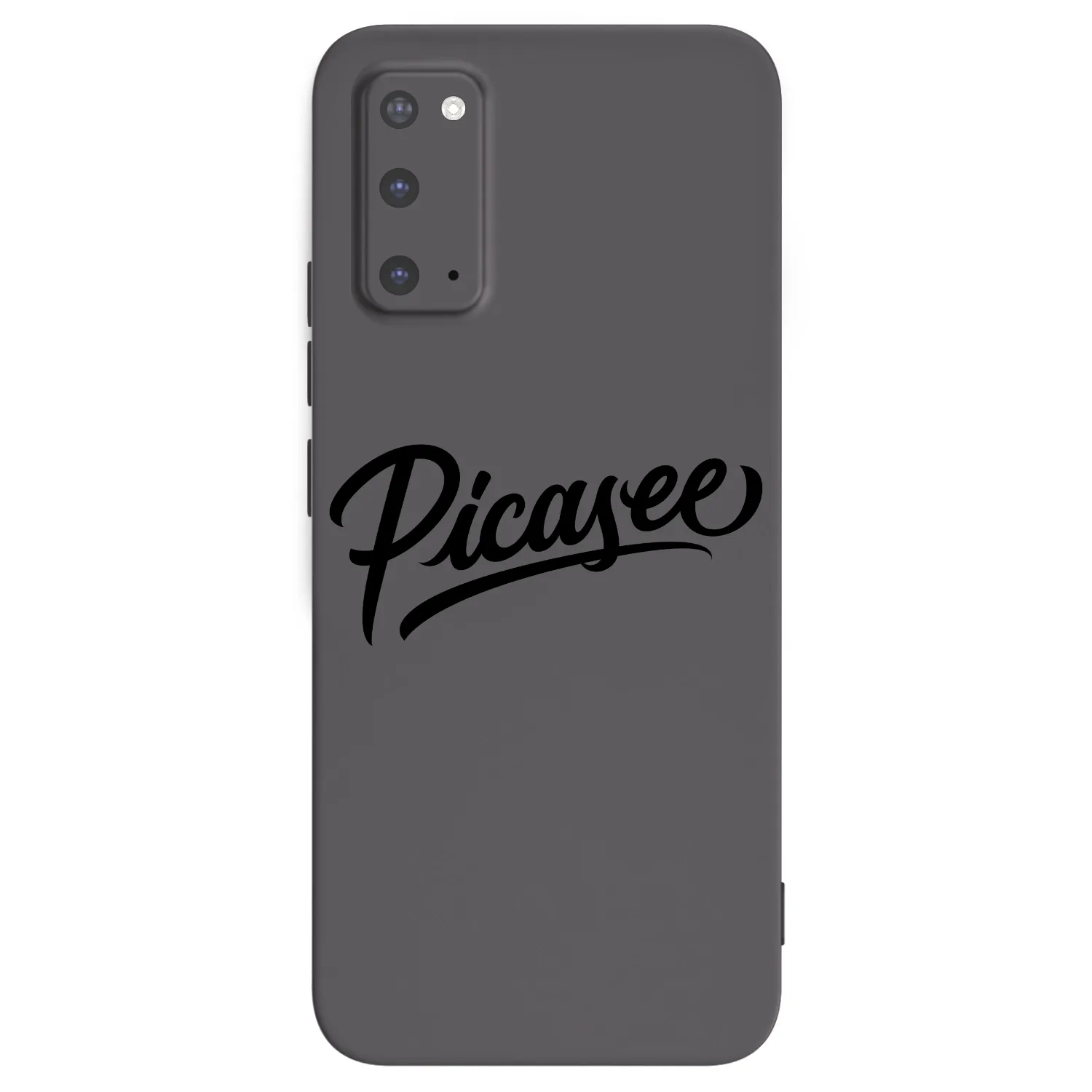 Picasee silikonový černý obal pro Samsung Galaxy S20 G980F - Picasee - old logo - black