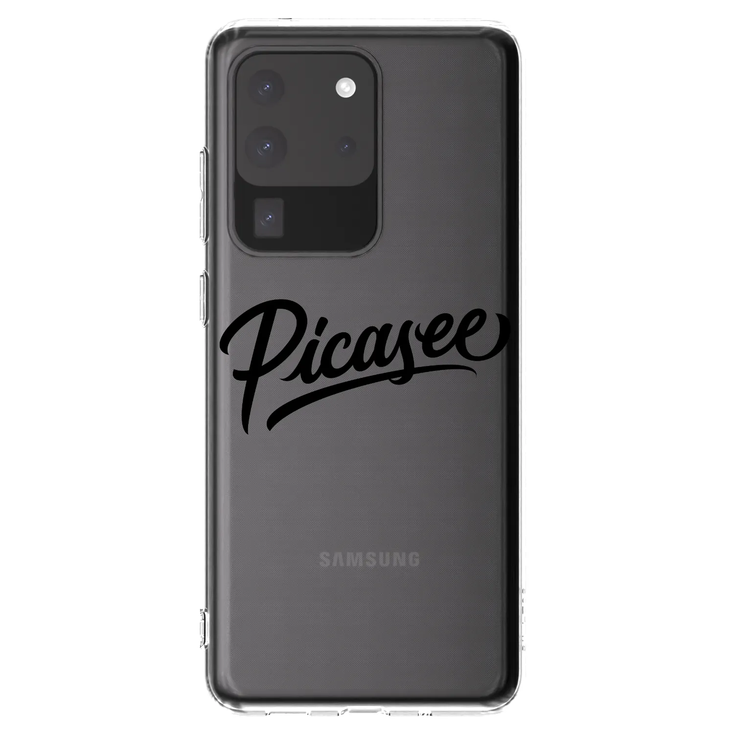 Picasee silikonový průhledný obal pro Samsung Galaxy S20 Ultra 5G G988F - Picasee - old logo - black