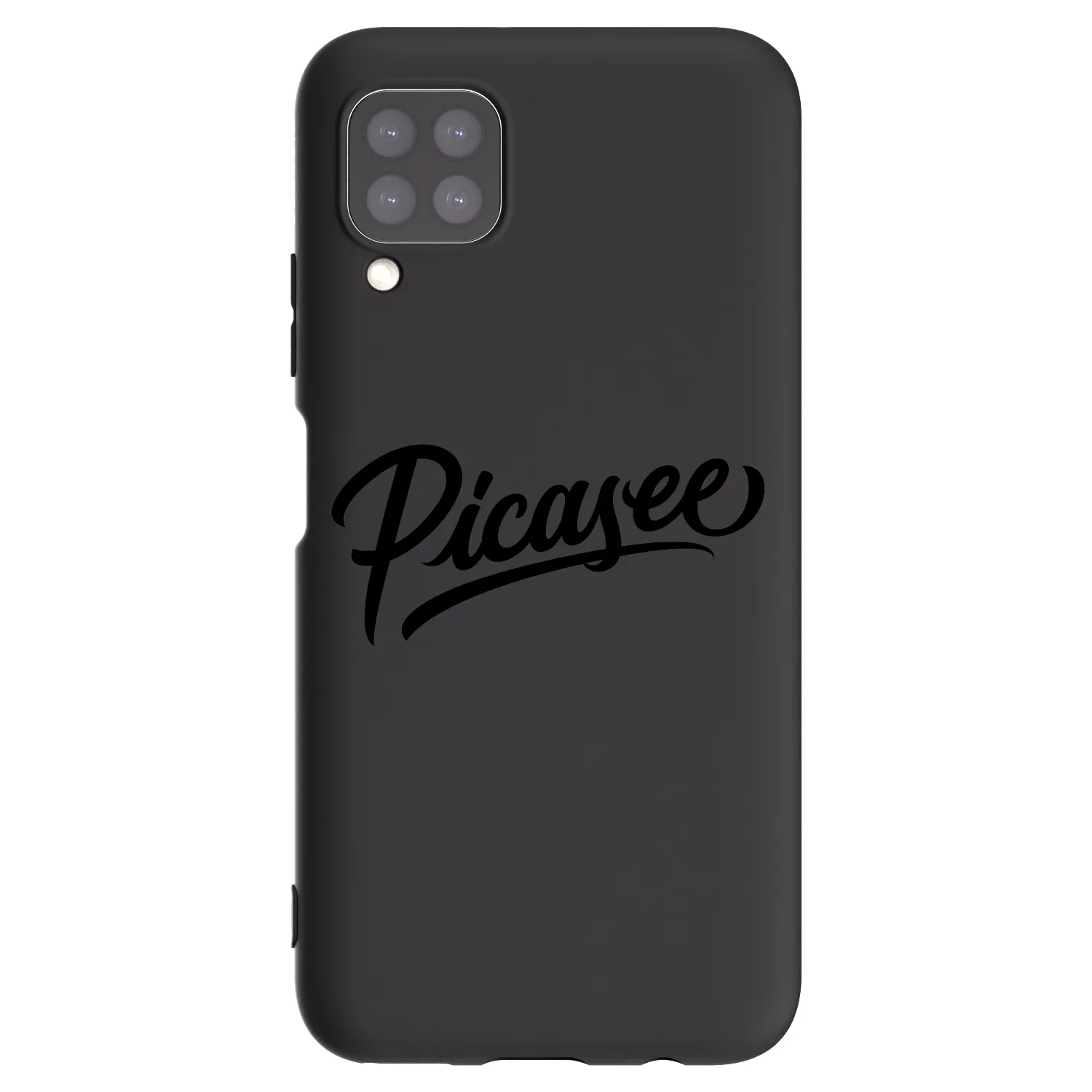 Picasee silikonový černý obal pro Huawei P40 Lite - Picasee - old logo - black