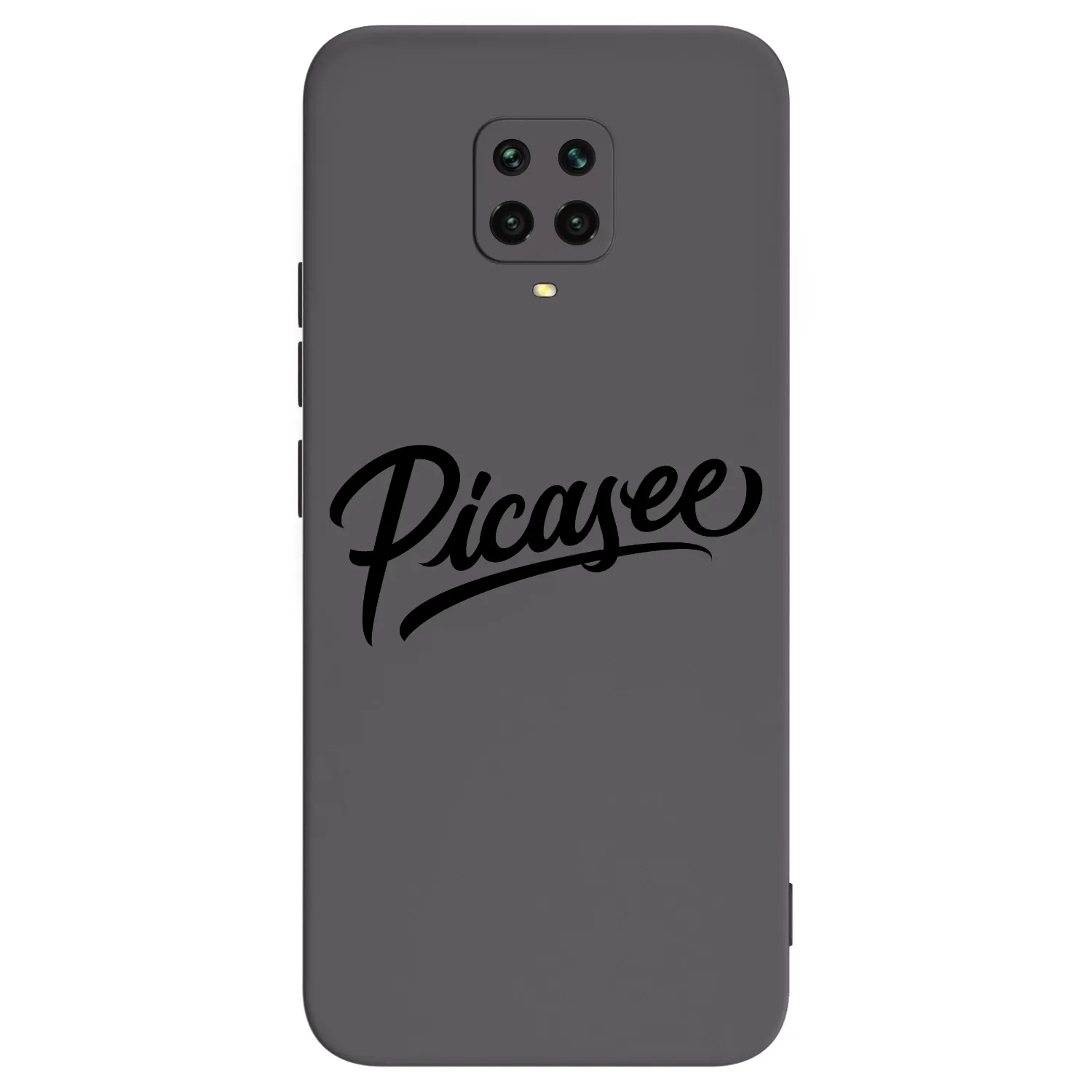 Picasee silikonový černý obal pro Xiaomi Redmi Note 9 Pro - Picasee - old logo - black